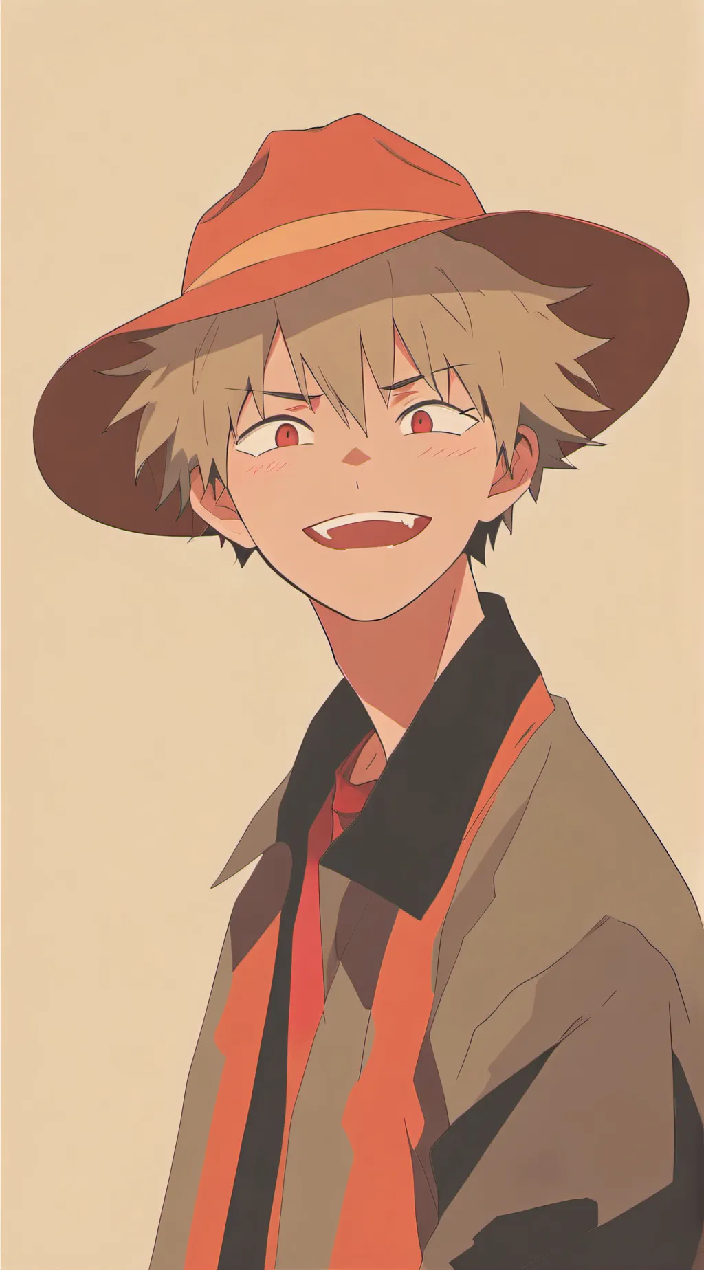 ai character: bakugo  background