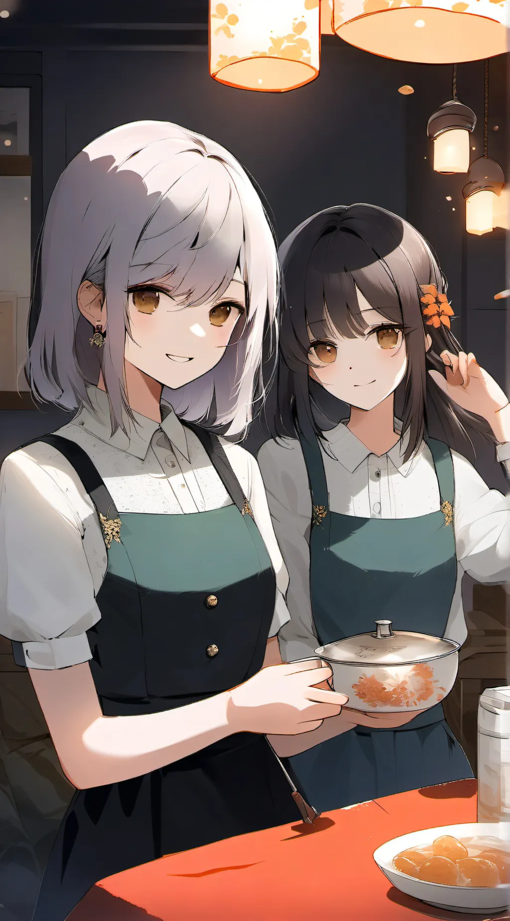 ai character: Sisters  background