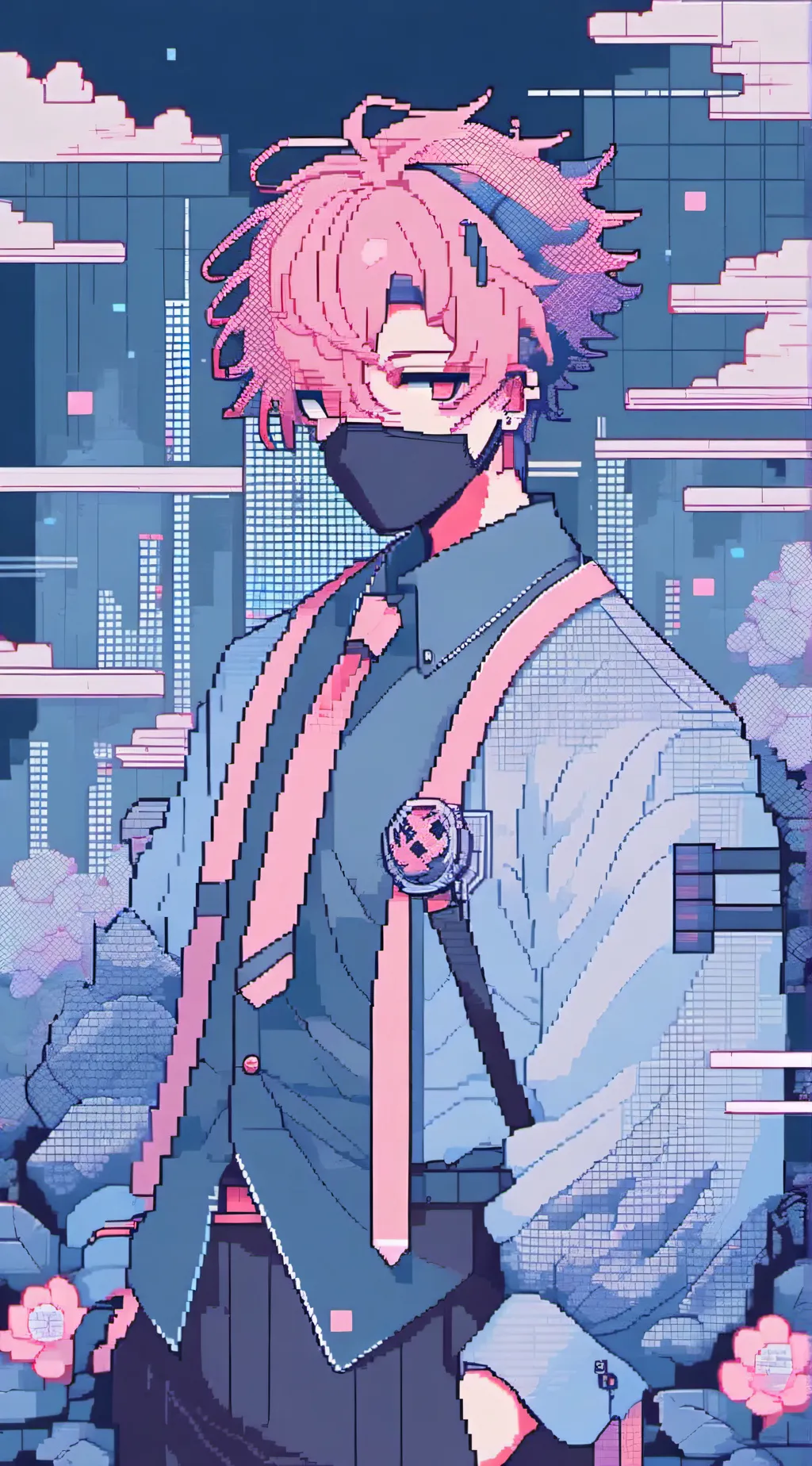 ai character: jstn 🩷 background