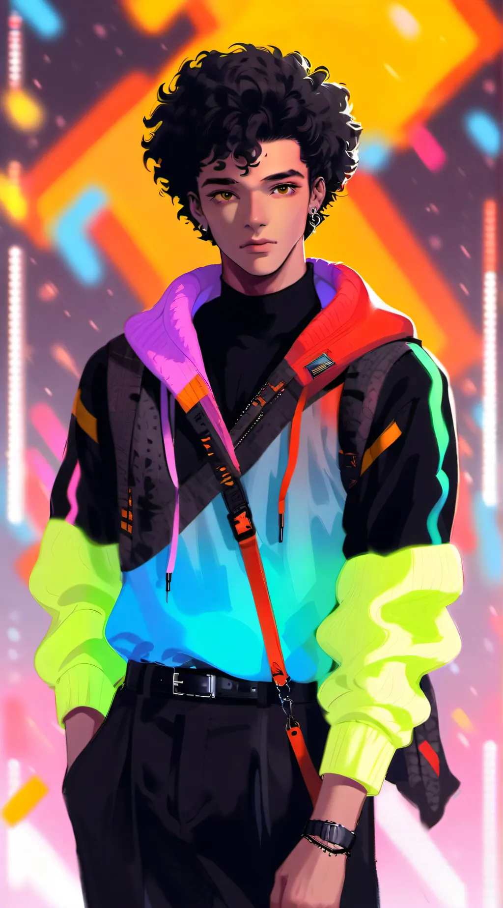 ai character: AnThony  background
