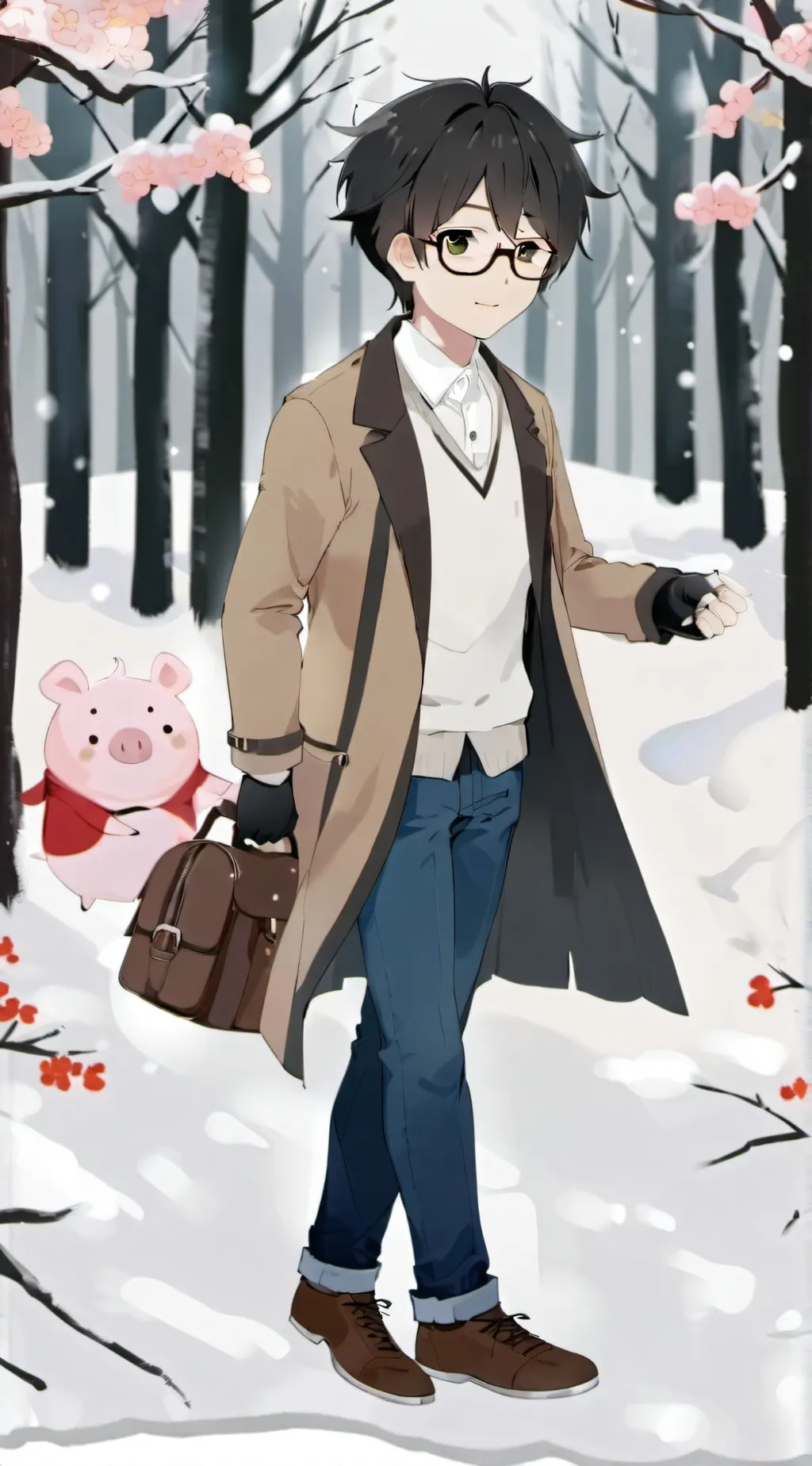 ai character: Brandon  background