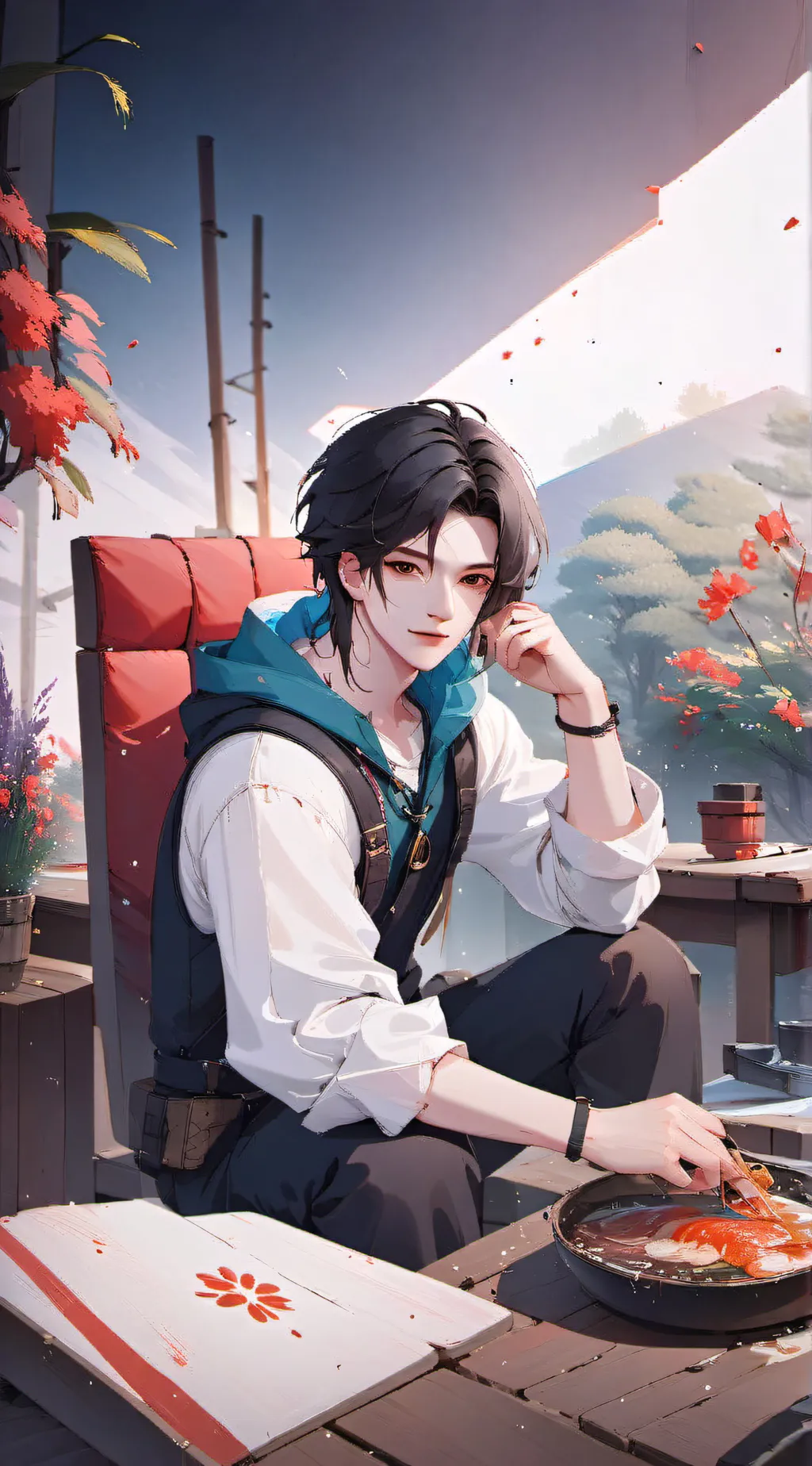 ai character: daniel background