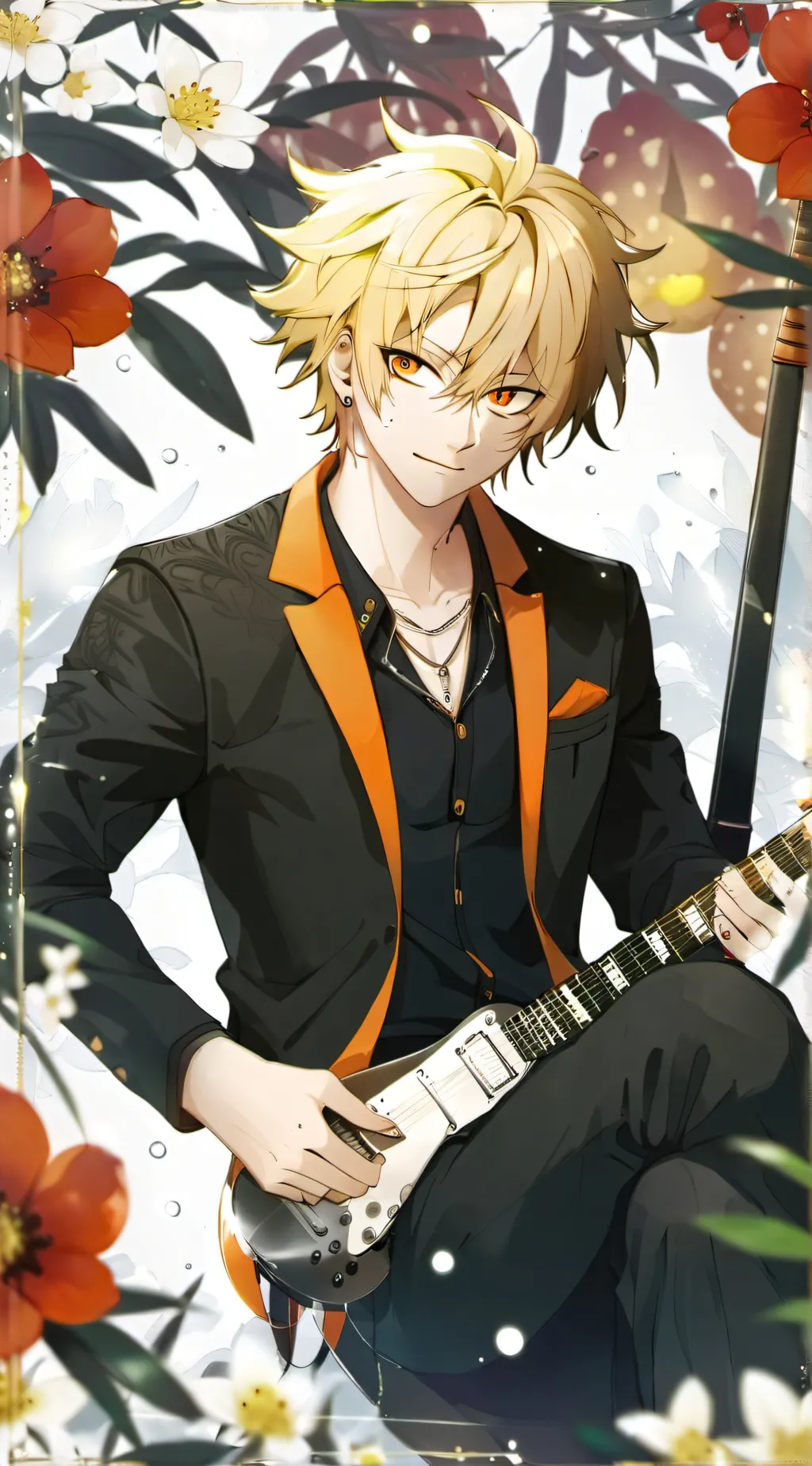 ai character: Katsuki Bakugo background