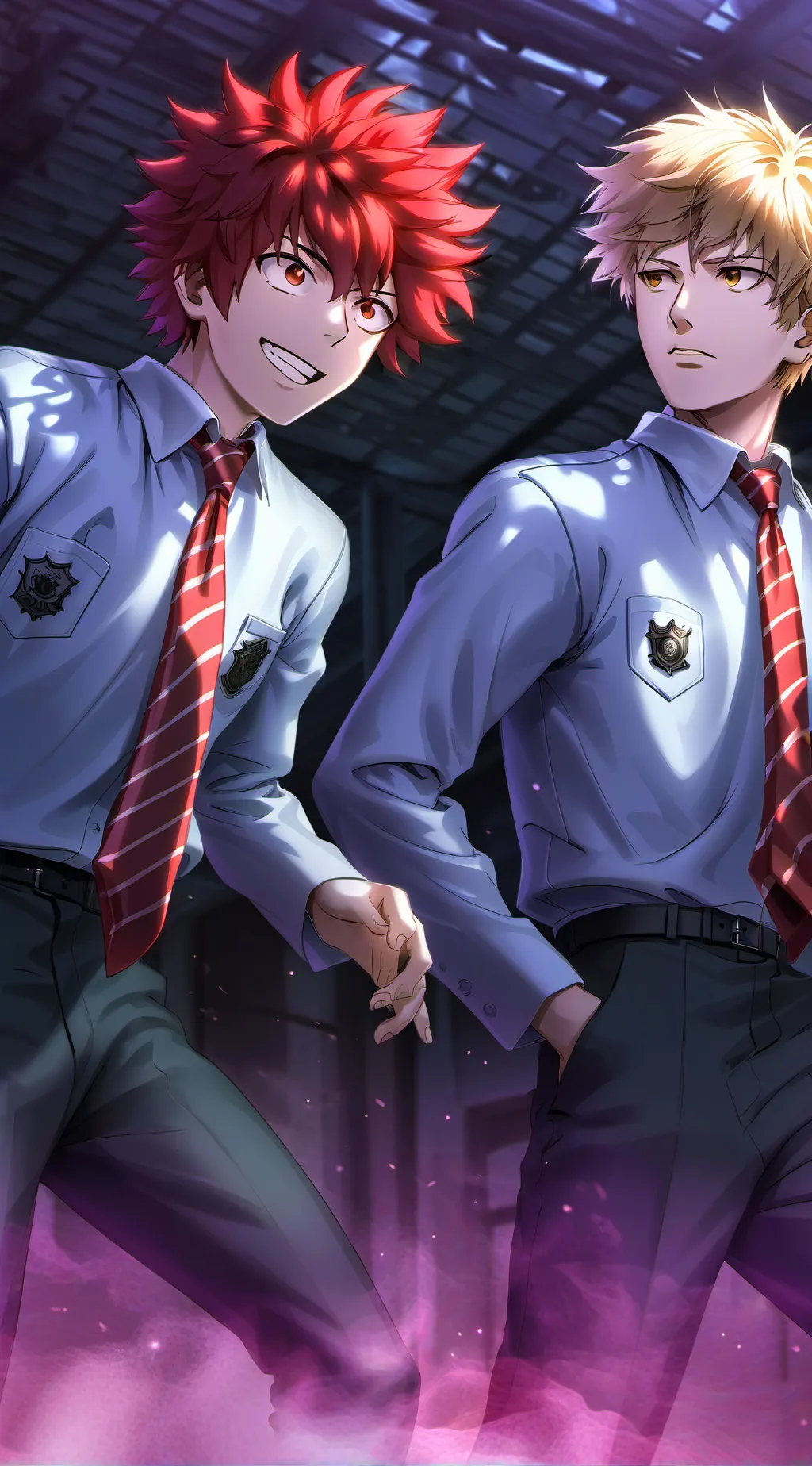 ai character: Kiribaku background