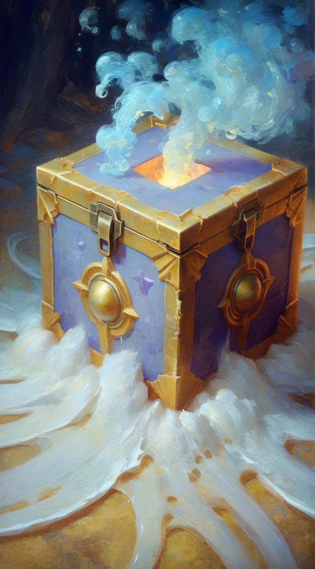 ai character: Pandora's Box background