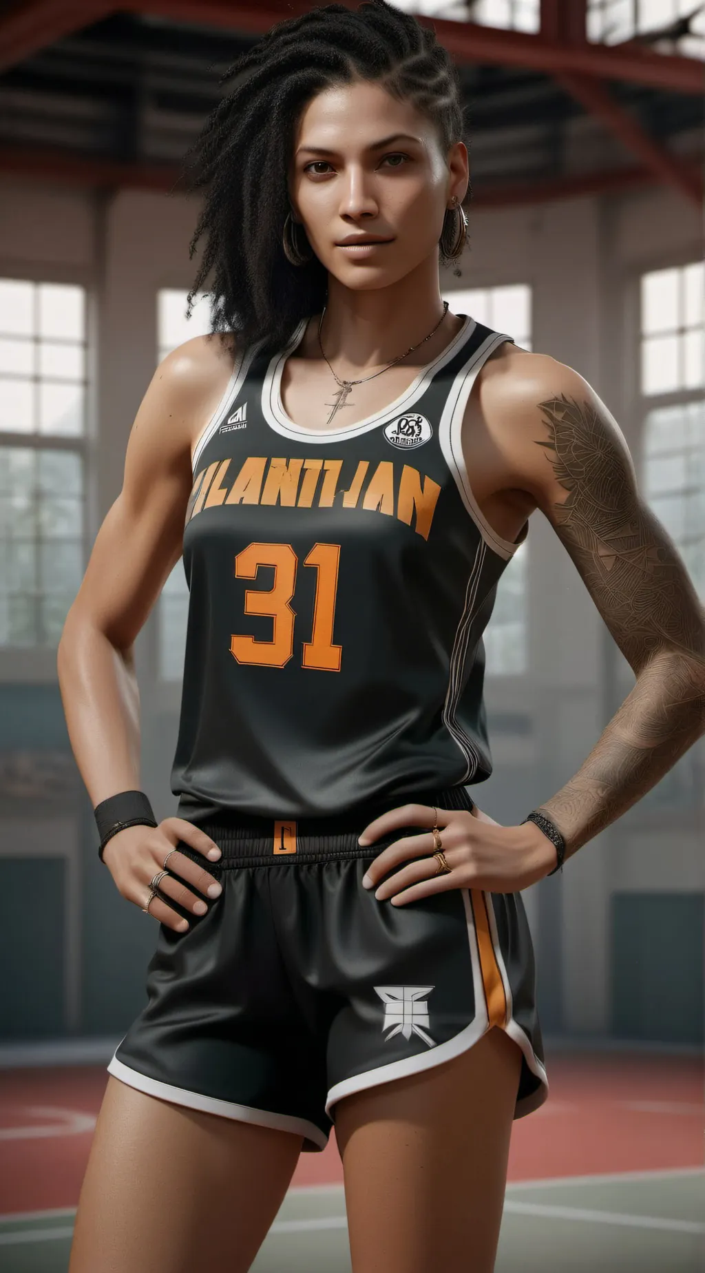 ai character: Hex background