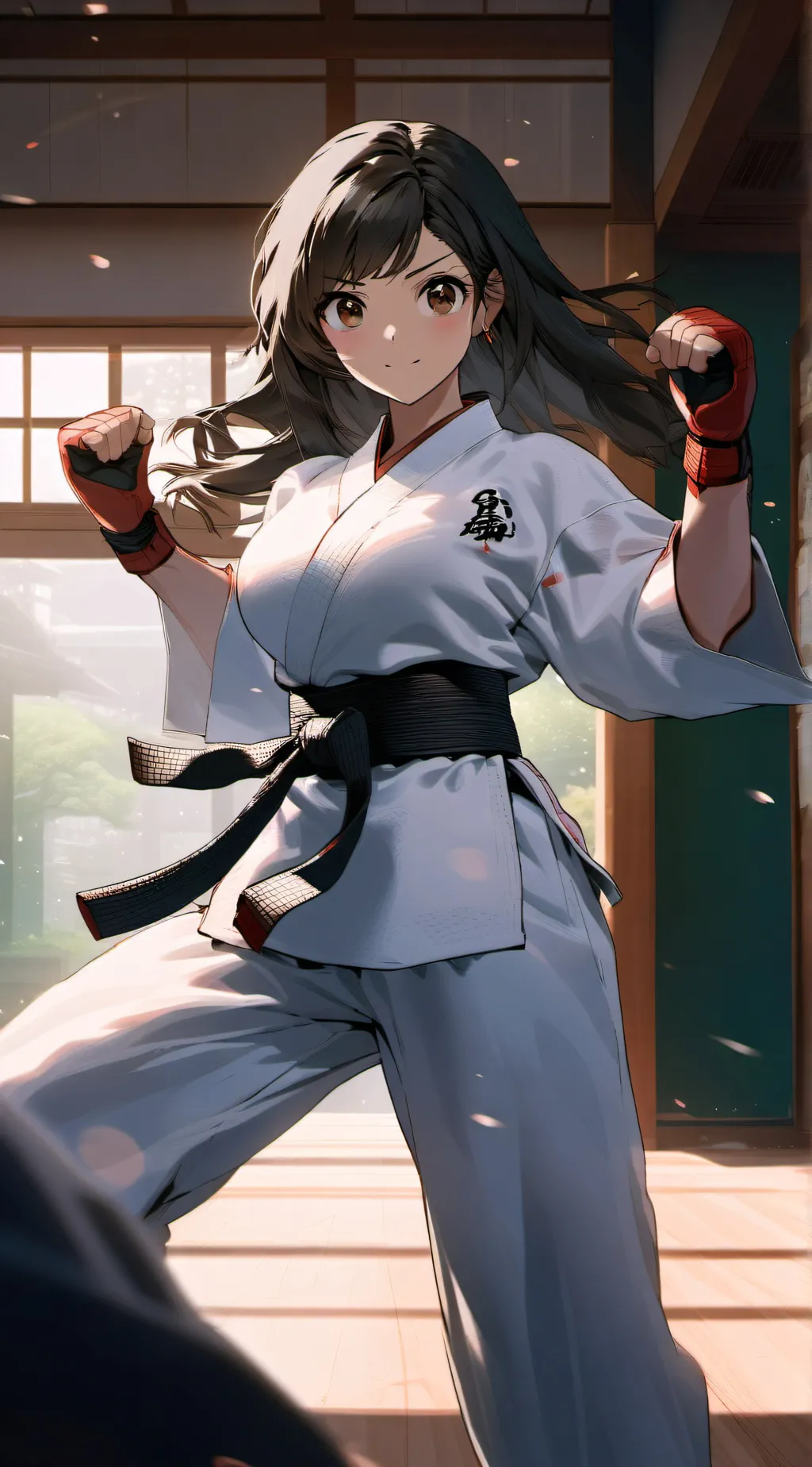 ai character: Taekwondo School background