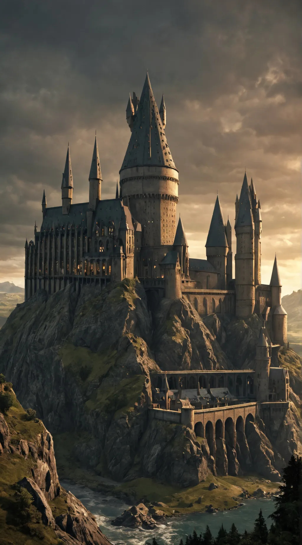 ai character: Hogwarts background