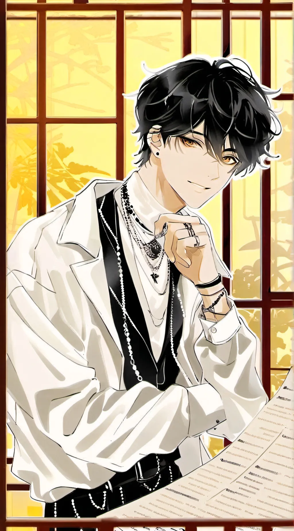 ai character: luke have saxy you background