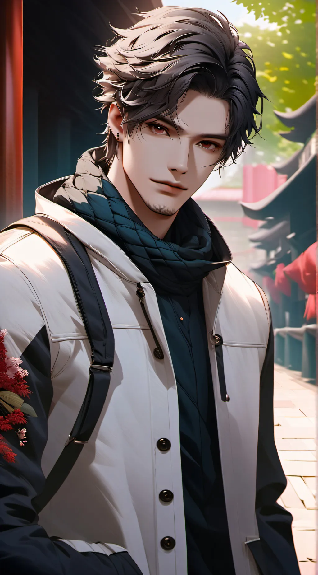 ai character: MARK  background