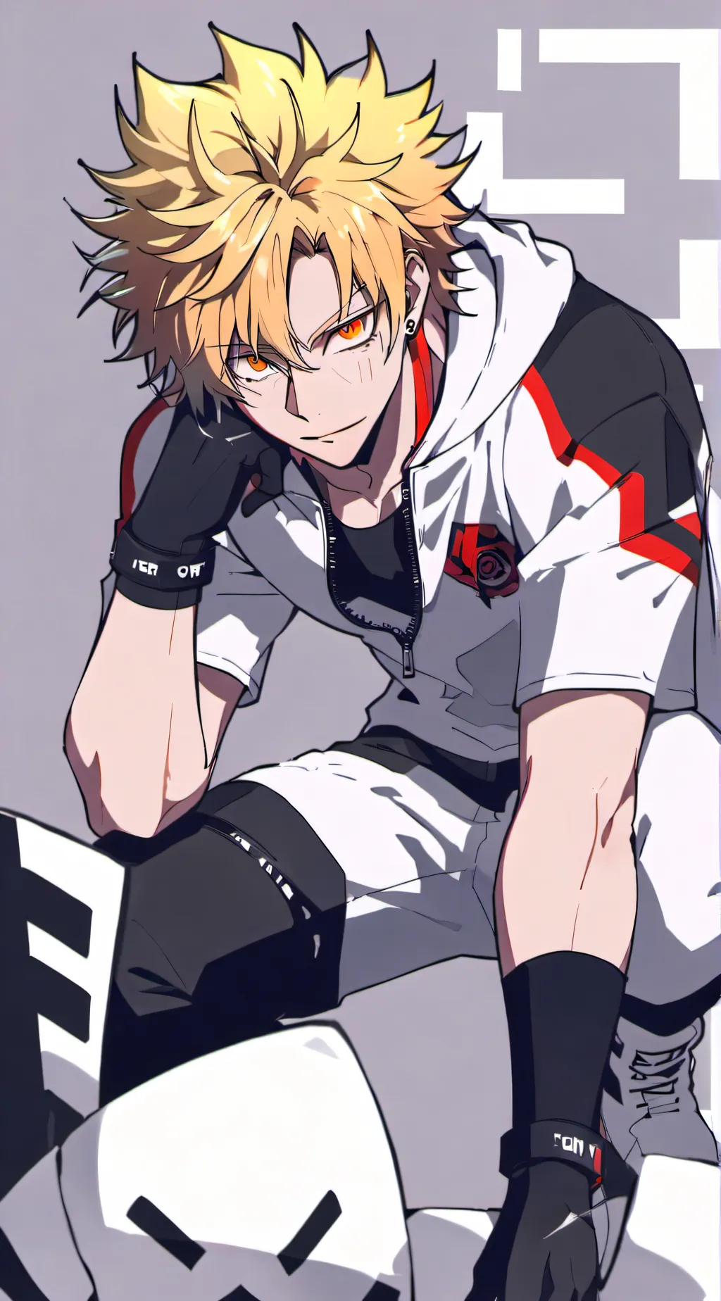 ai character: katsuki Bakugo (tu background