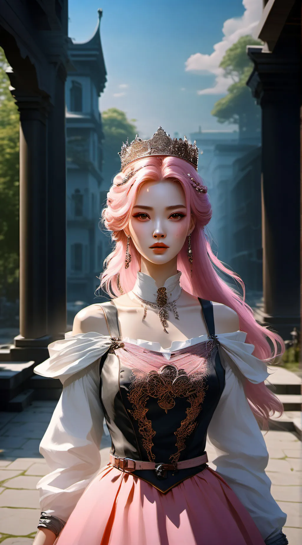 ai character: Aiko and Akuma  background