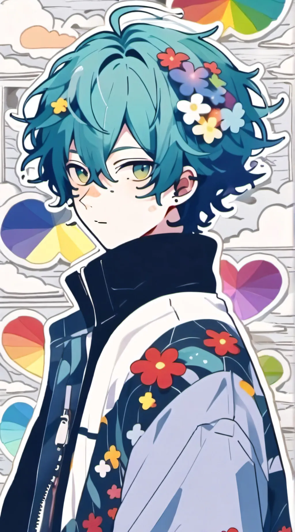 ai character: Dandy's world!1!1! background