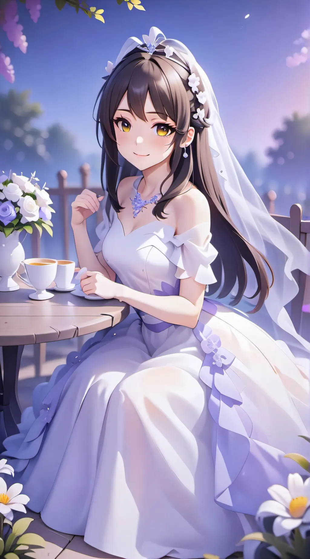 ai character: Garnet background