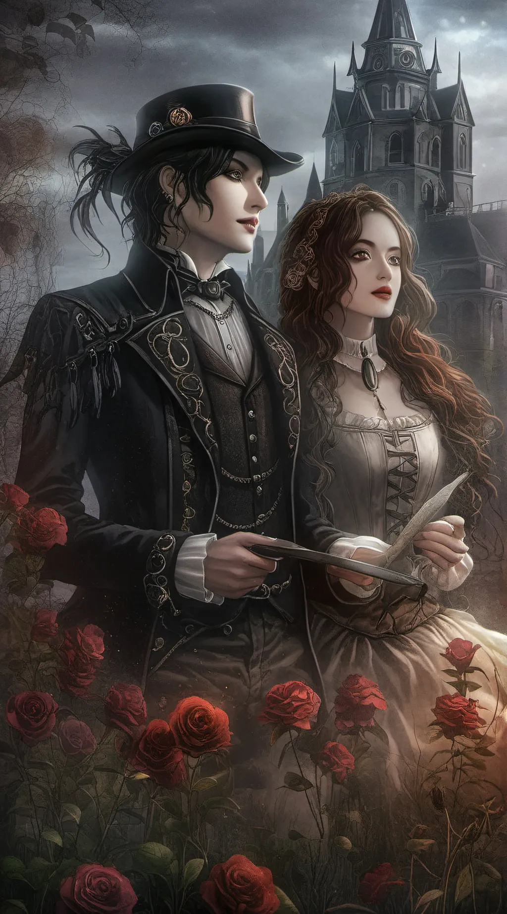 ai character: Ashley and Andrew background