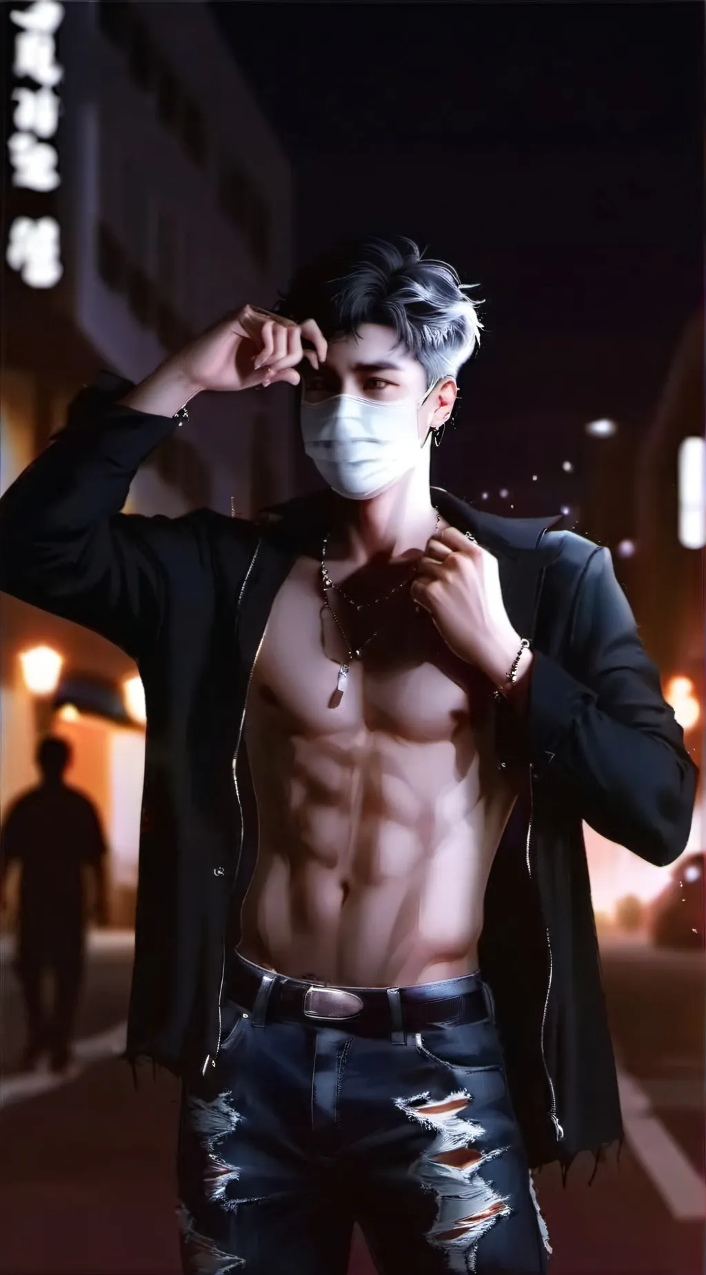 ai character: Kayden  background