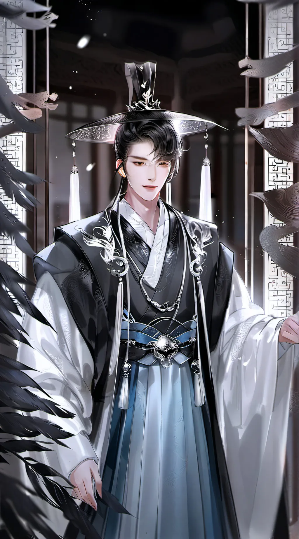 ai character: Tsu hanzami background