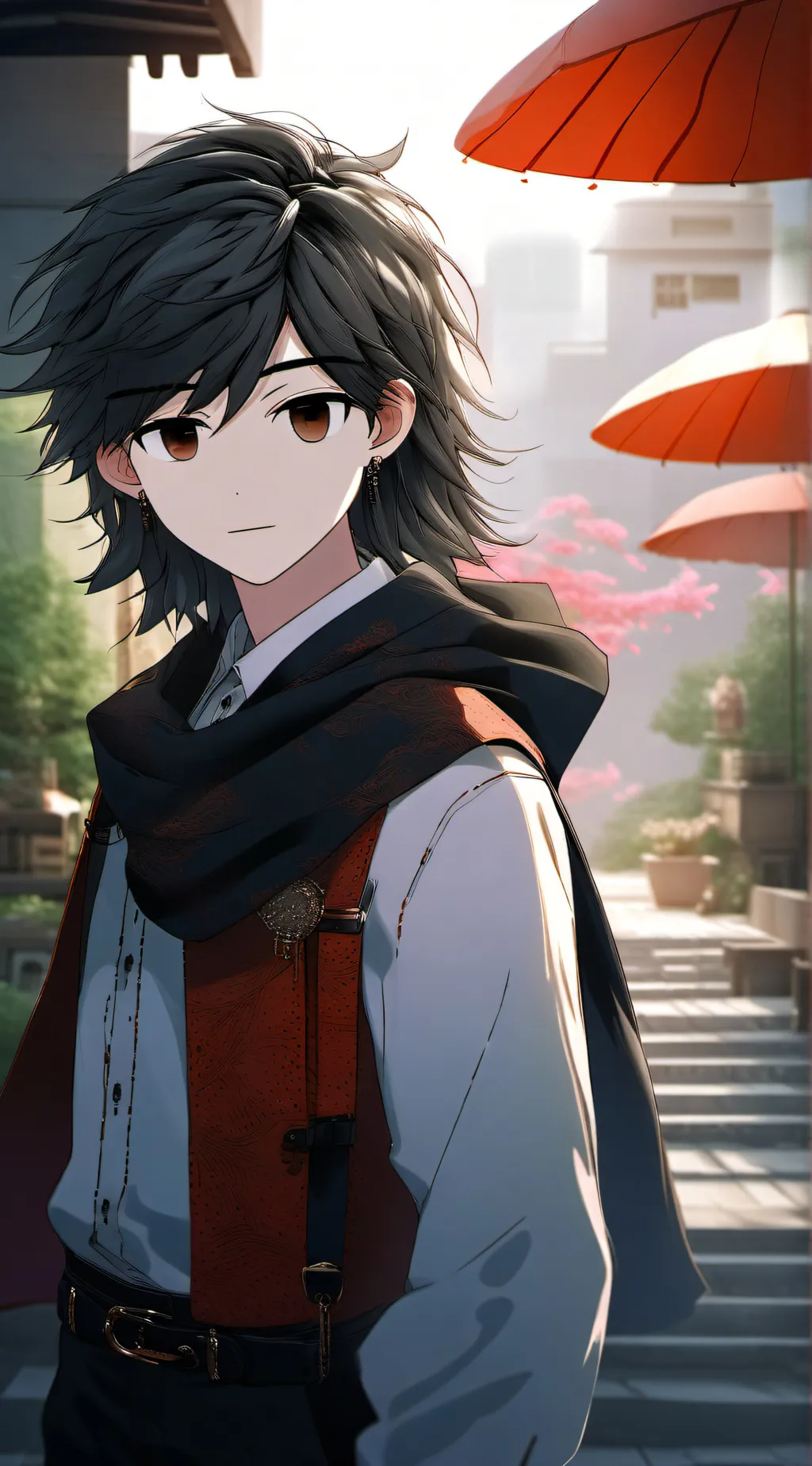 ai character: OMORI background