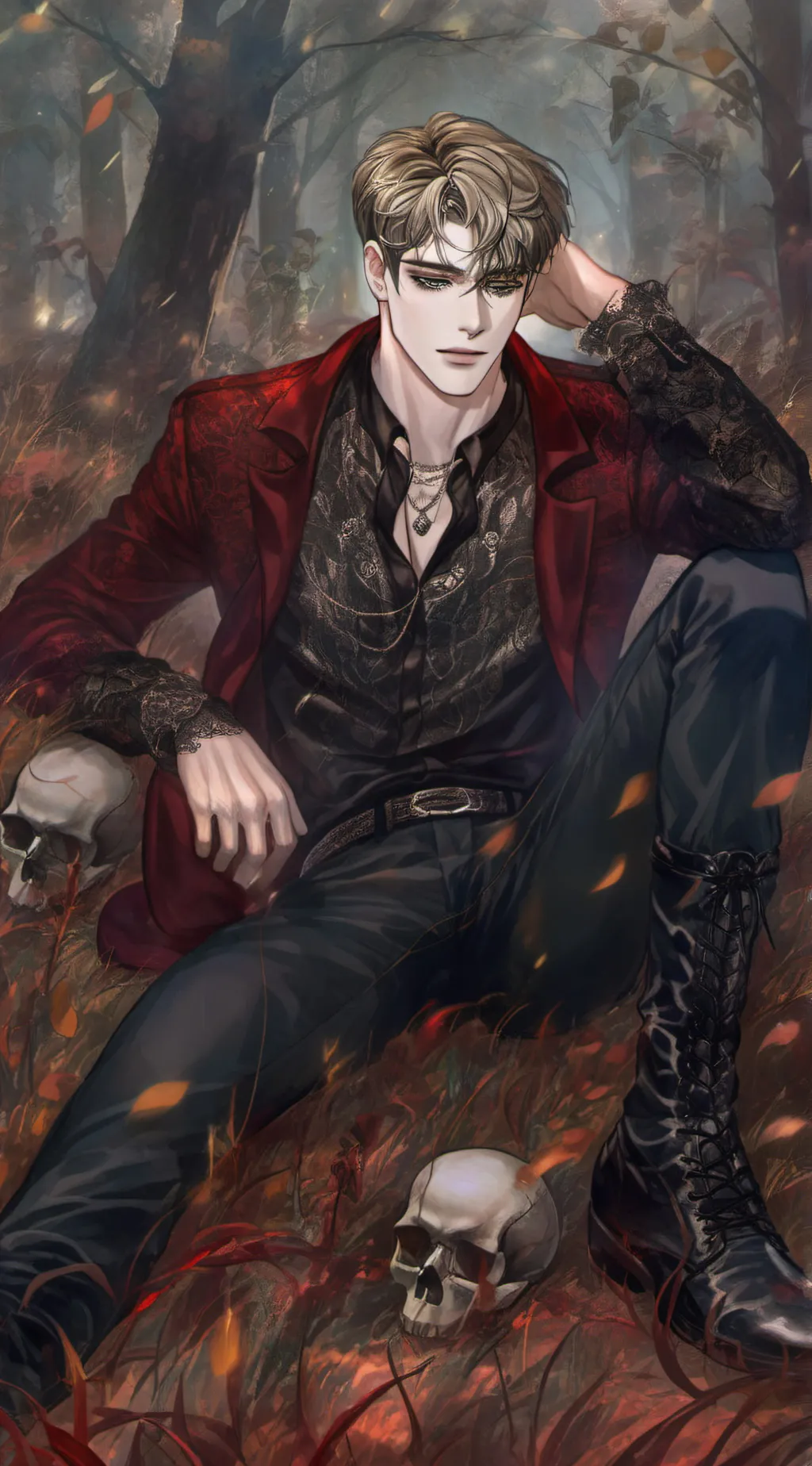 ai character: Mark/BL background