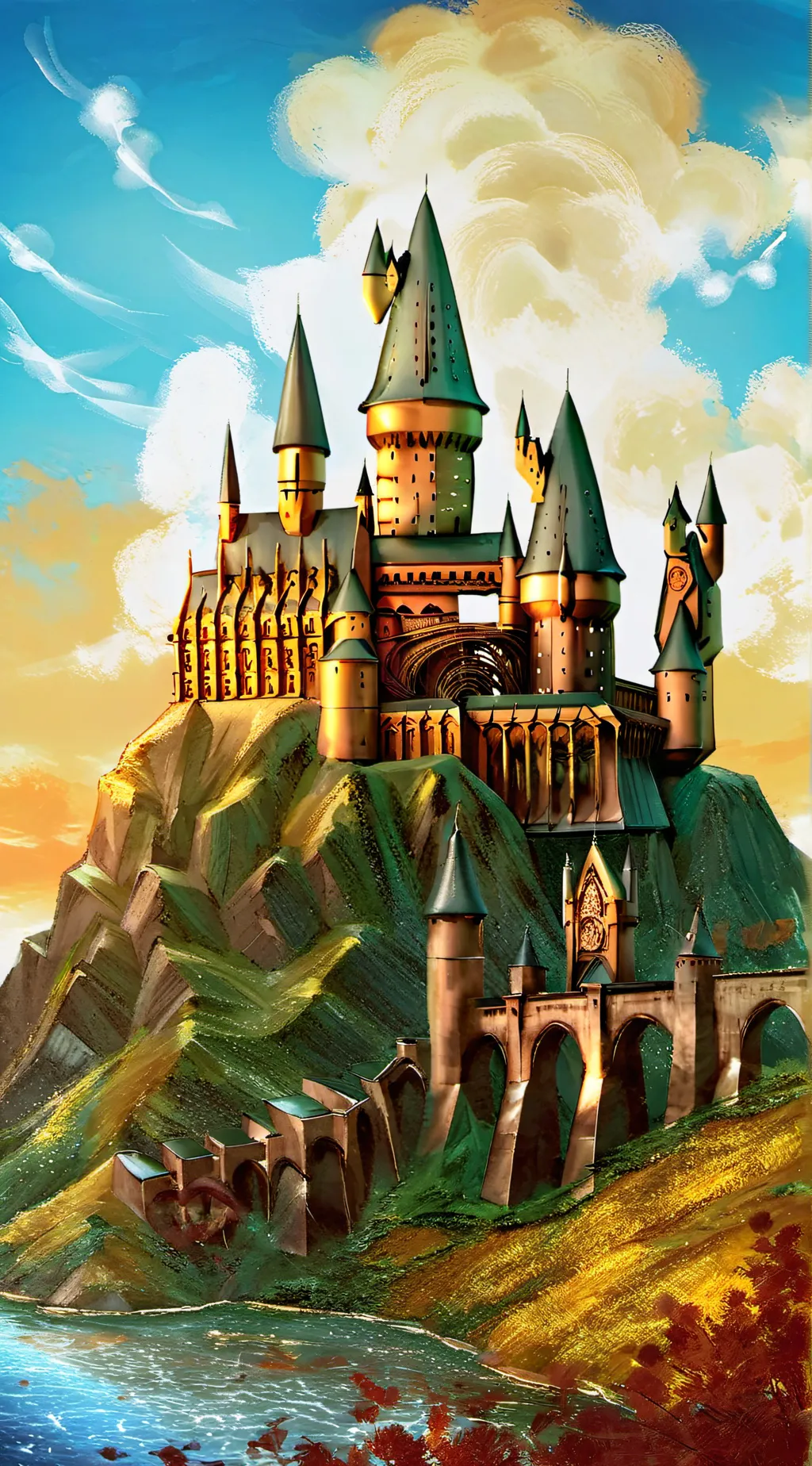 ai character: Goblet Of Fire HP background