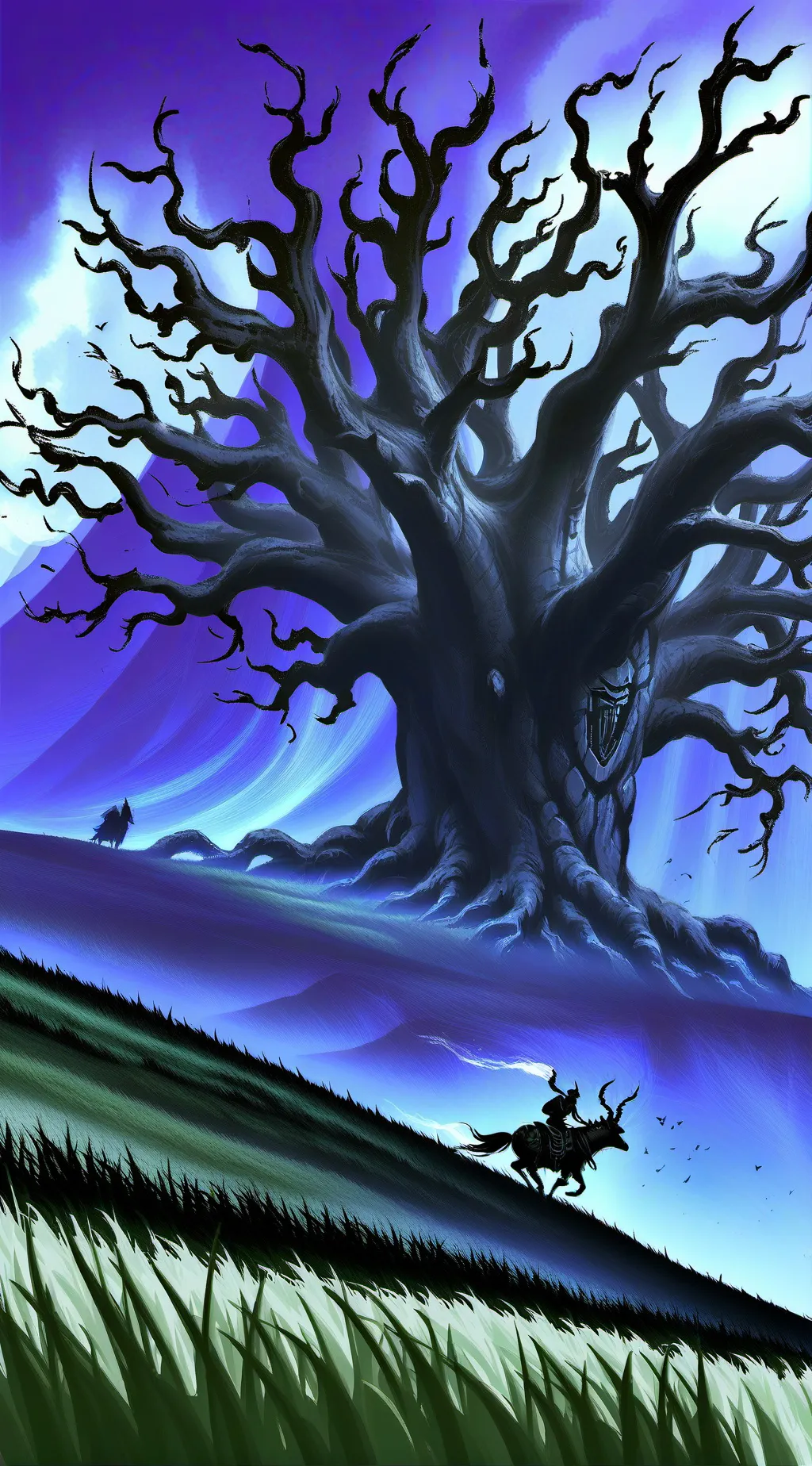 ai character: Tree of Darkness background