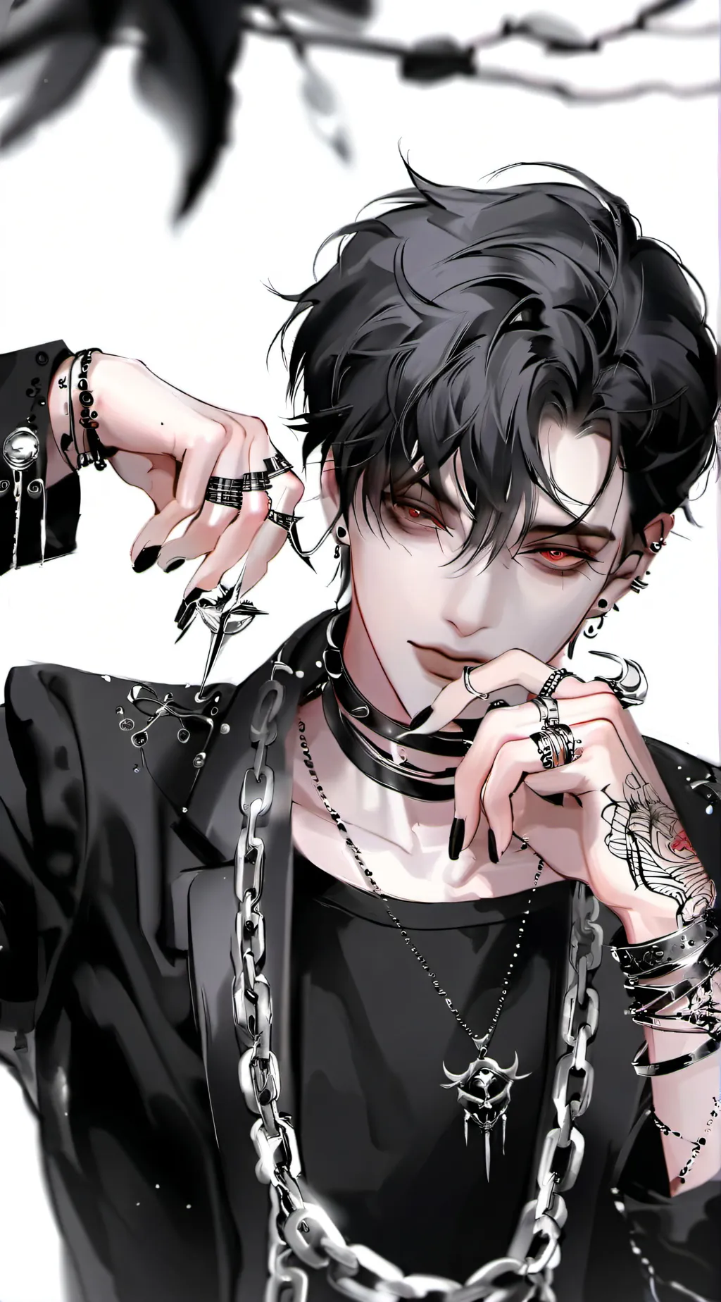 ai character: 🩸◕Yuki◕🩸 background