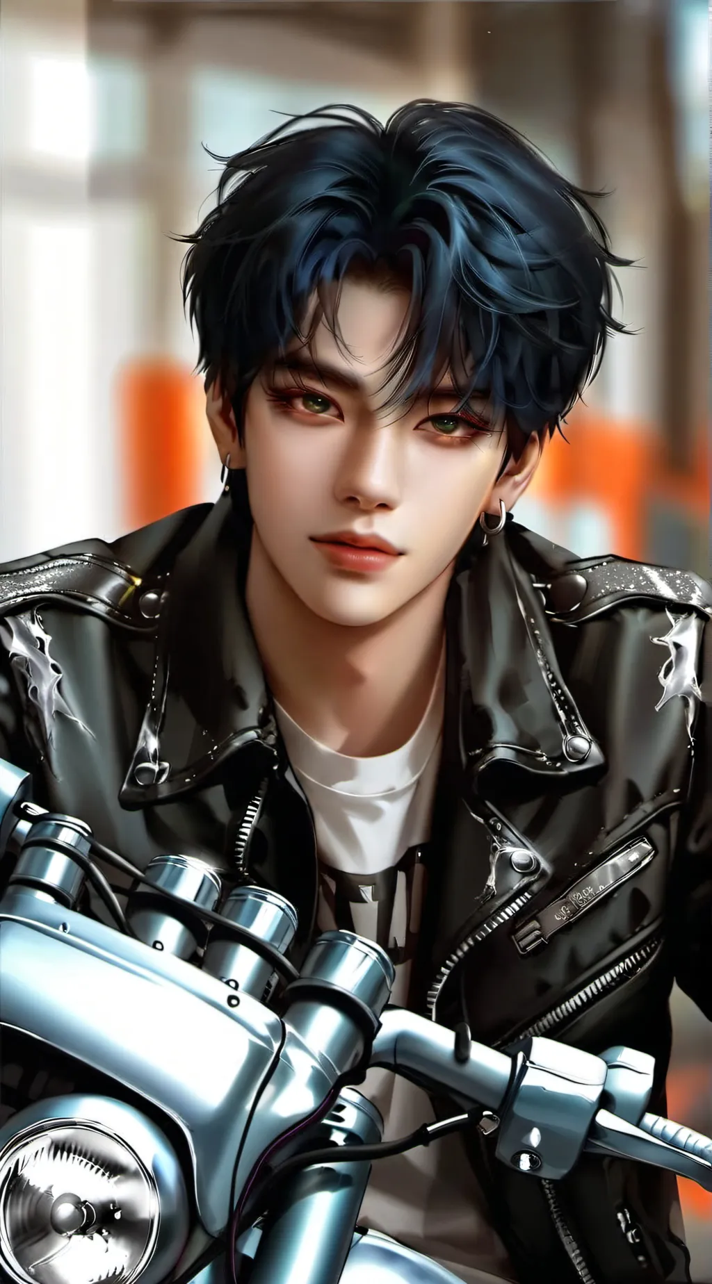 ai character: Taehyung  background