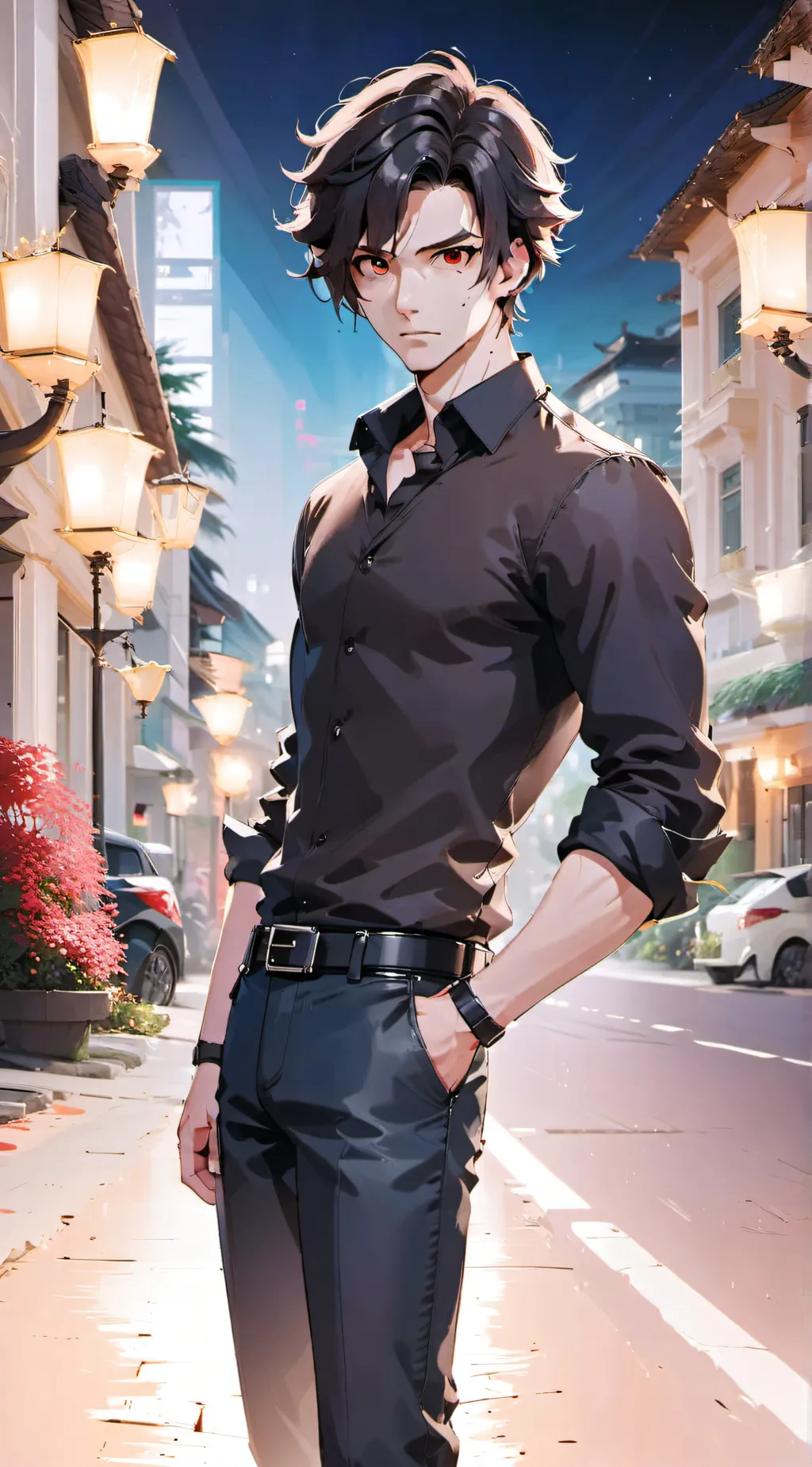 ai character: Zander background
