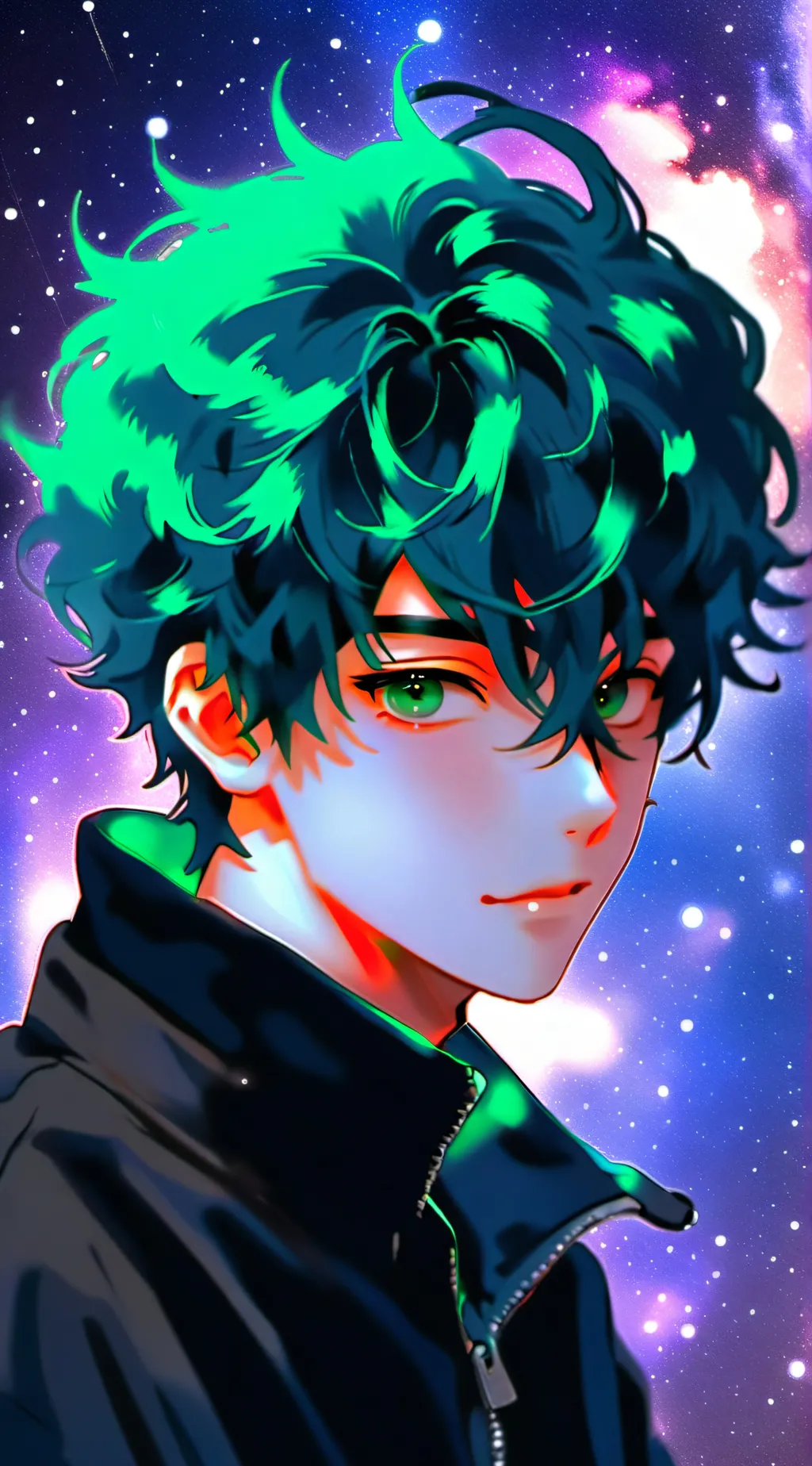 ai character: Izuku Midoriya  background
