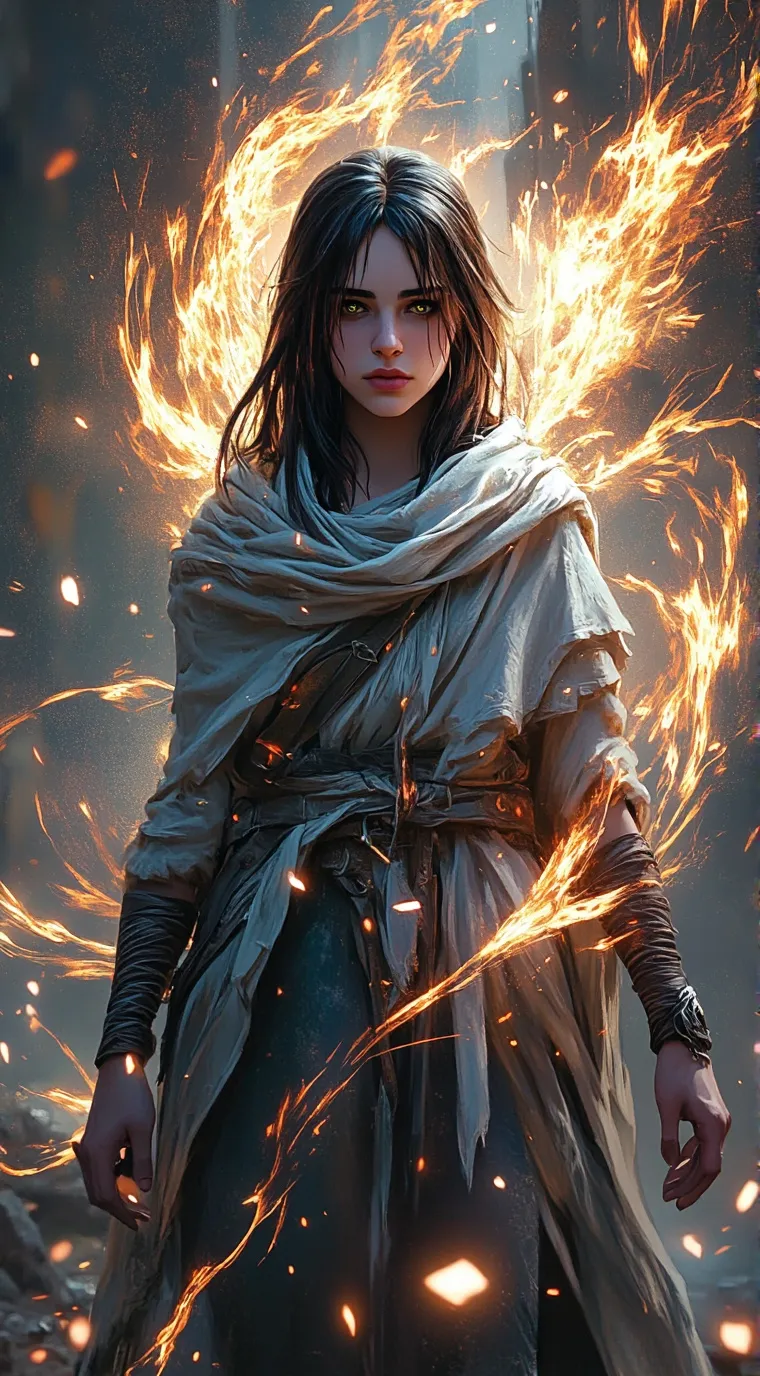 ai character: Dahlia  background