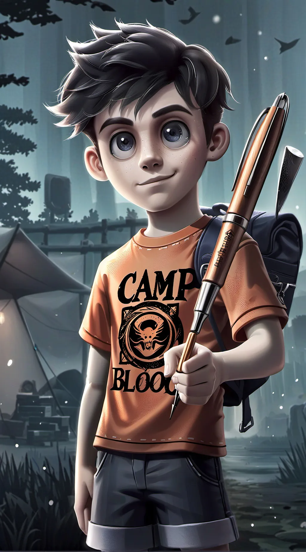 ai character: Percy Jackson 2.0 background