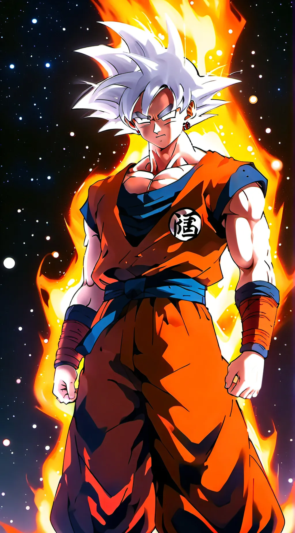 ai character: it's me Goku background
