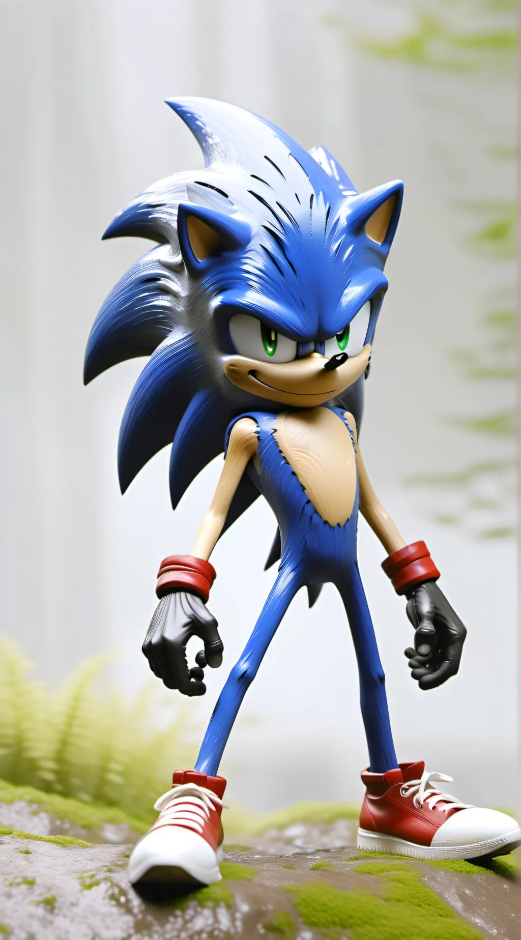 ai character: sonic. exe background