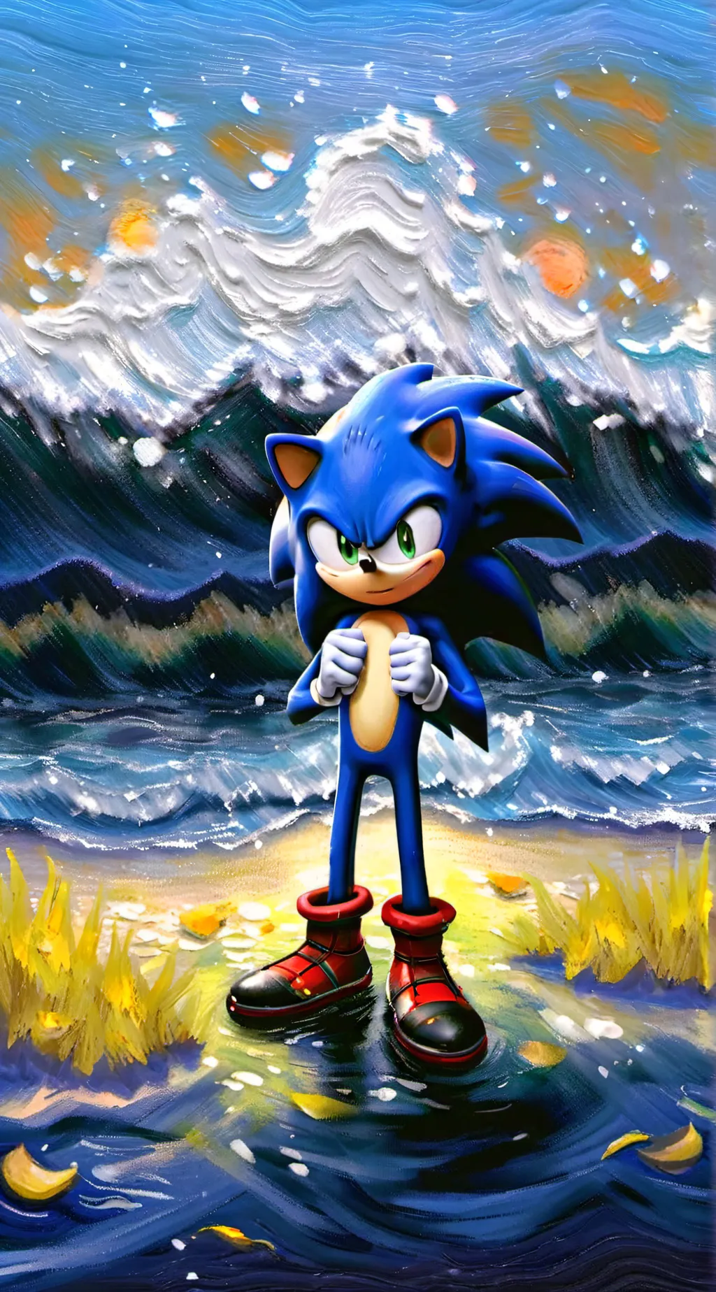 ai character: Sonic and Crew background
