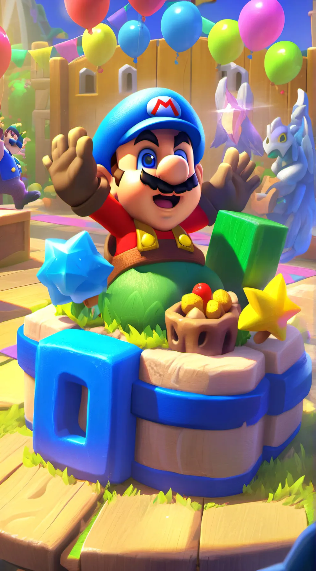 ai character: Mario Party 1 background