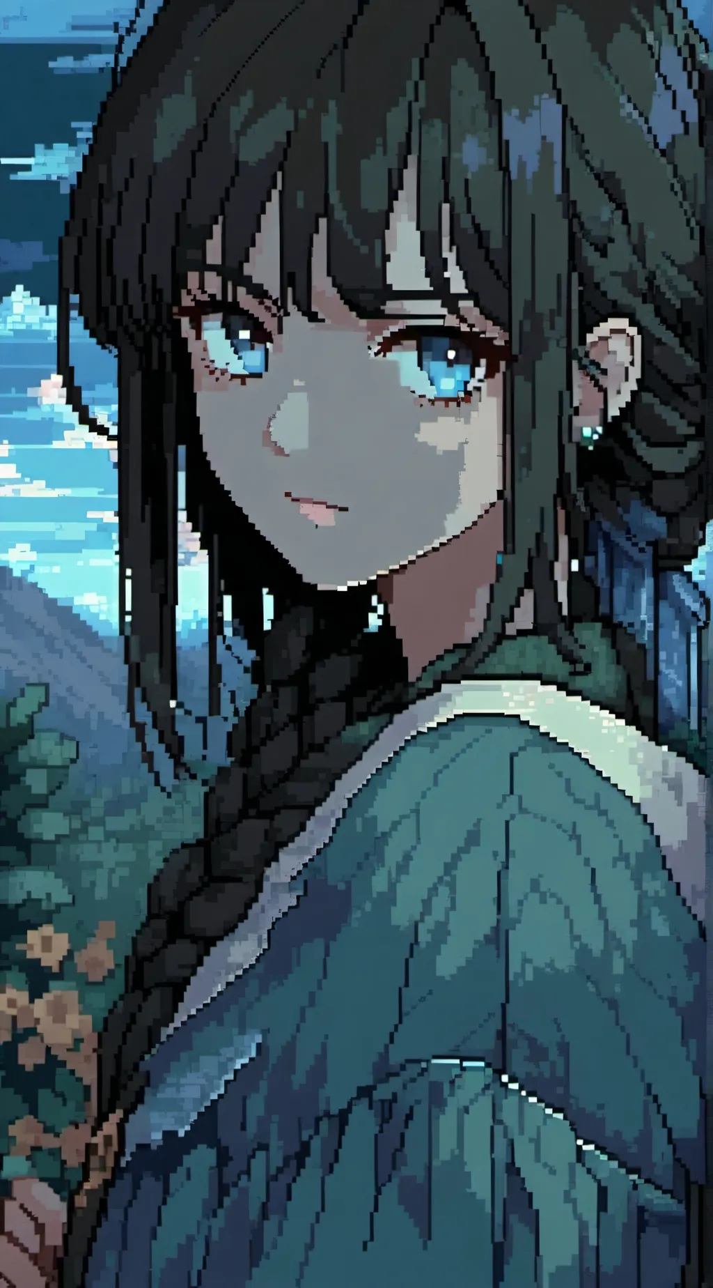ai character: Luna background