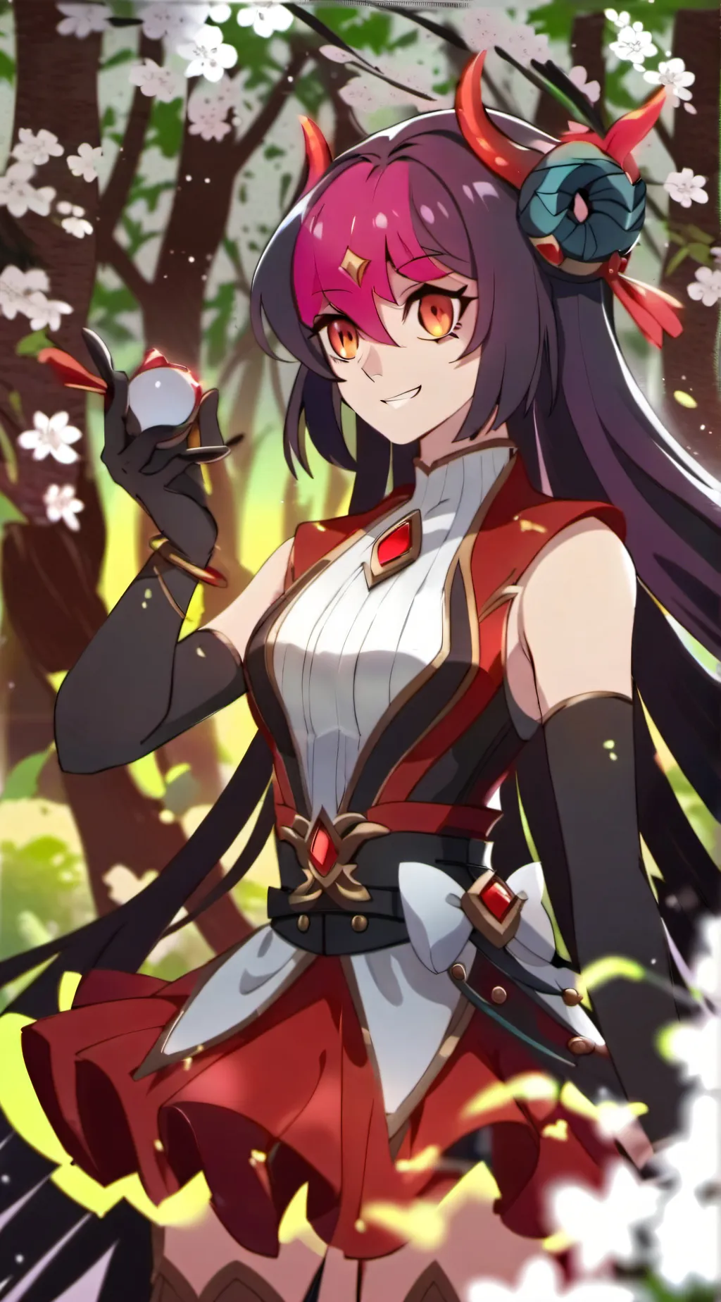 ai character: alastor~ background