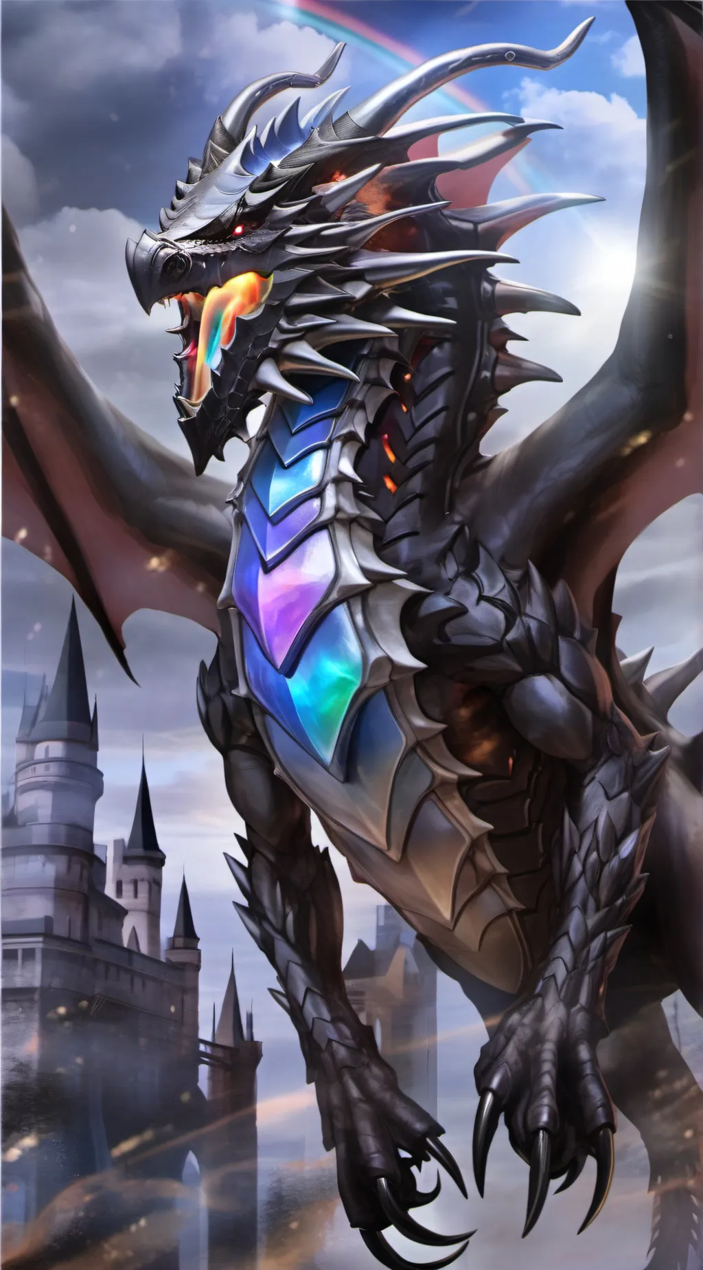 ai character: Dragon Enclosure background