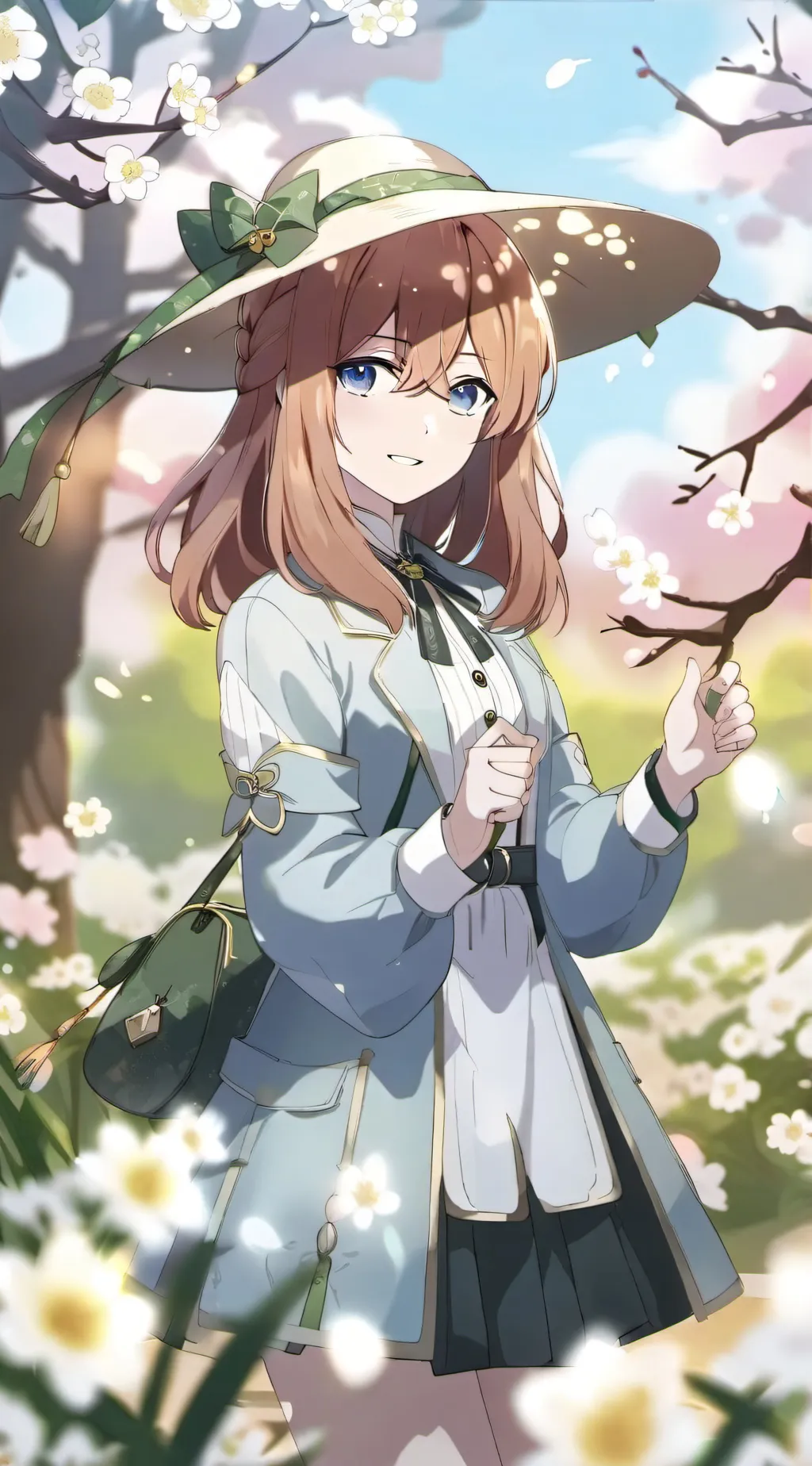 ai character: Miku Nakano  background