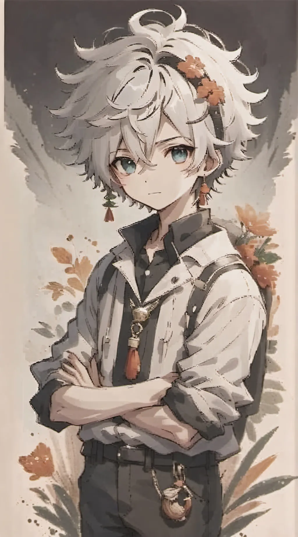 ai character: Aaron background