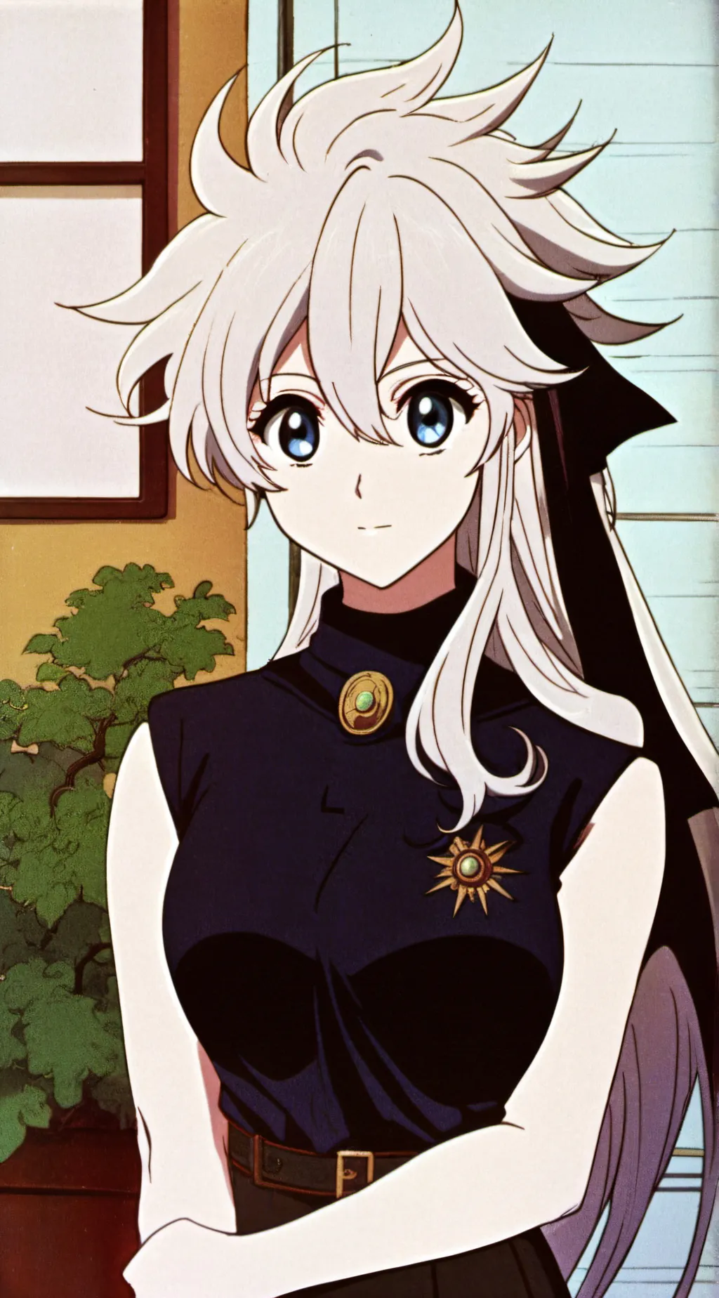 ai character: Miss Circle background