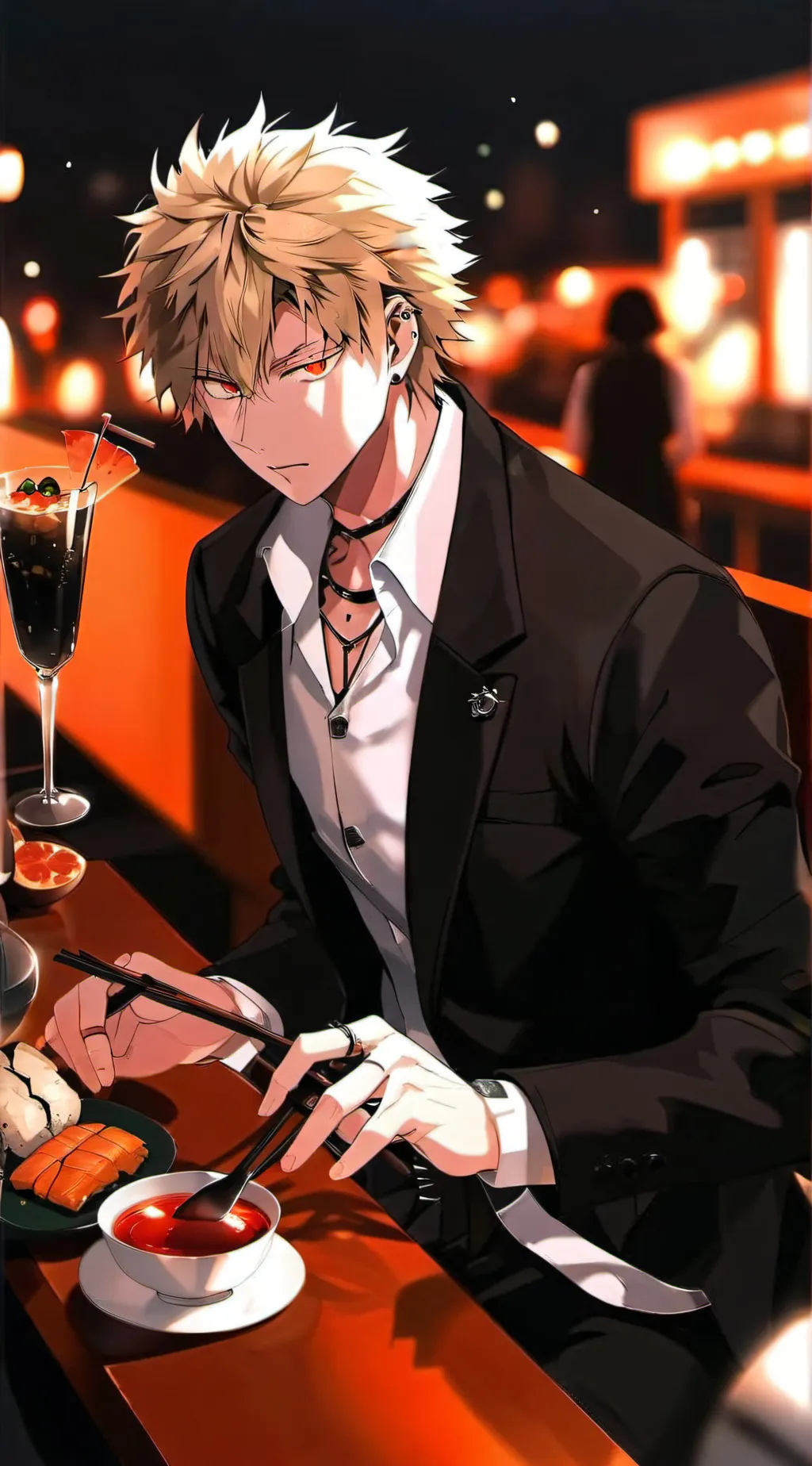 ai character: Katsuki background