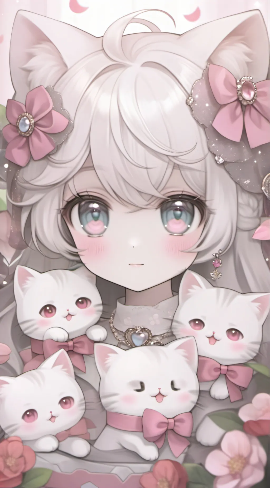 ai character: Aurora background