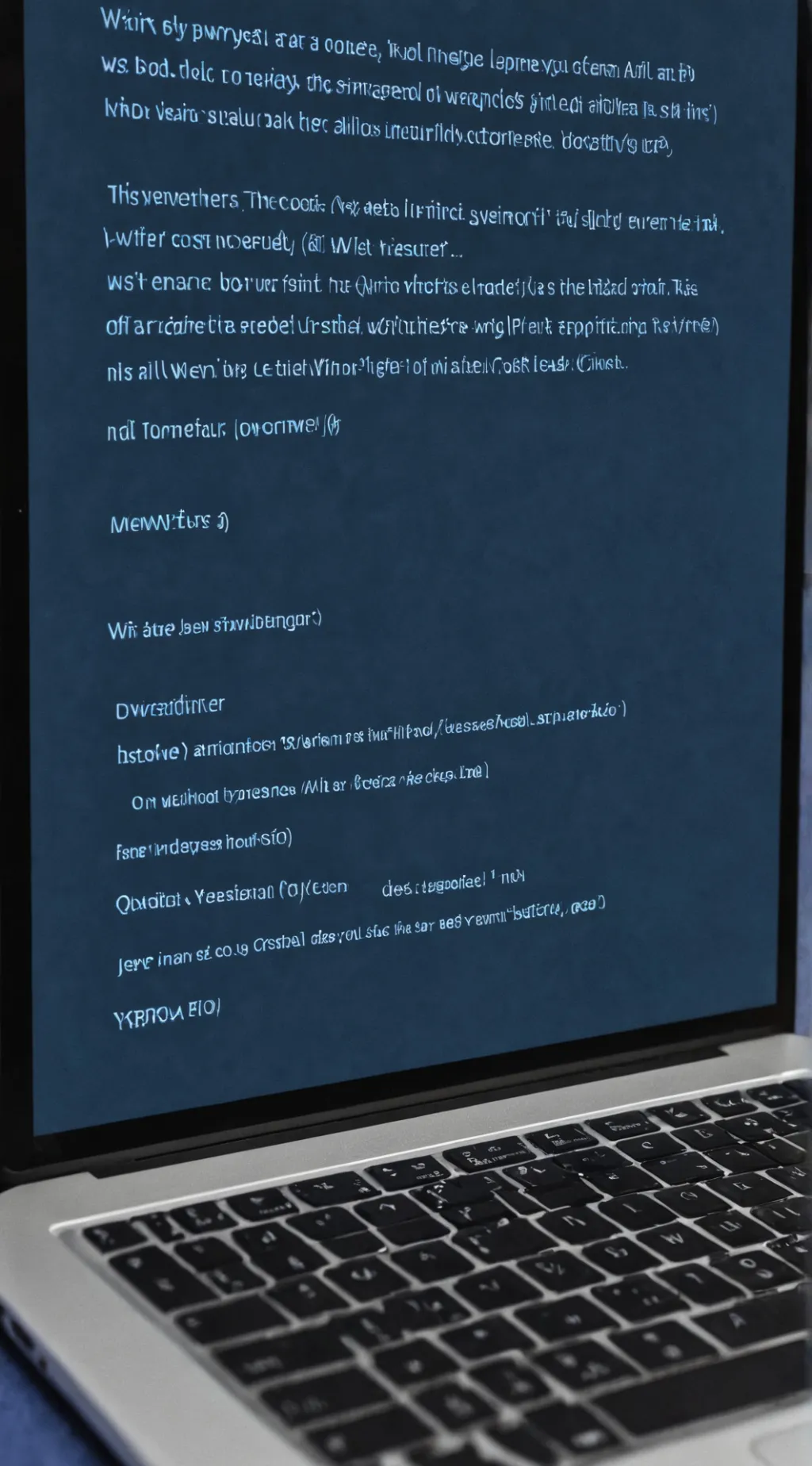 ai character: Dark Web  background