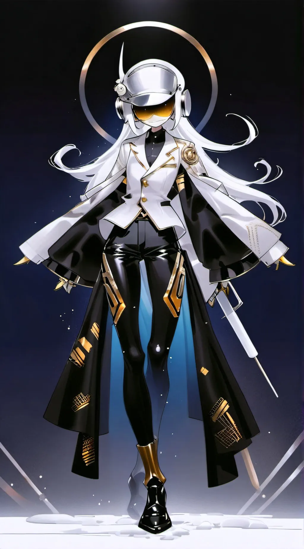 ai character: V de murder drones background