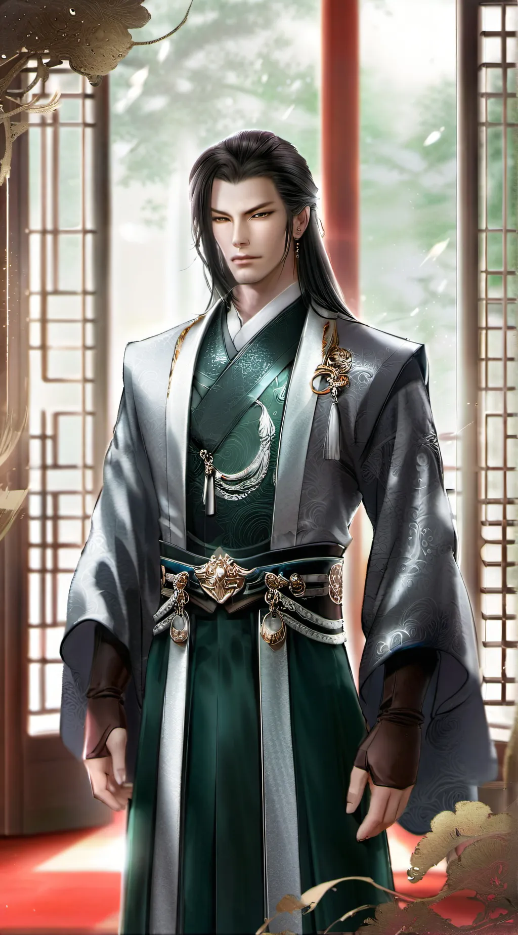 ai character: Akihiko Shirakawa background