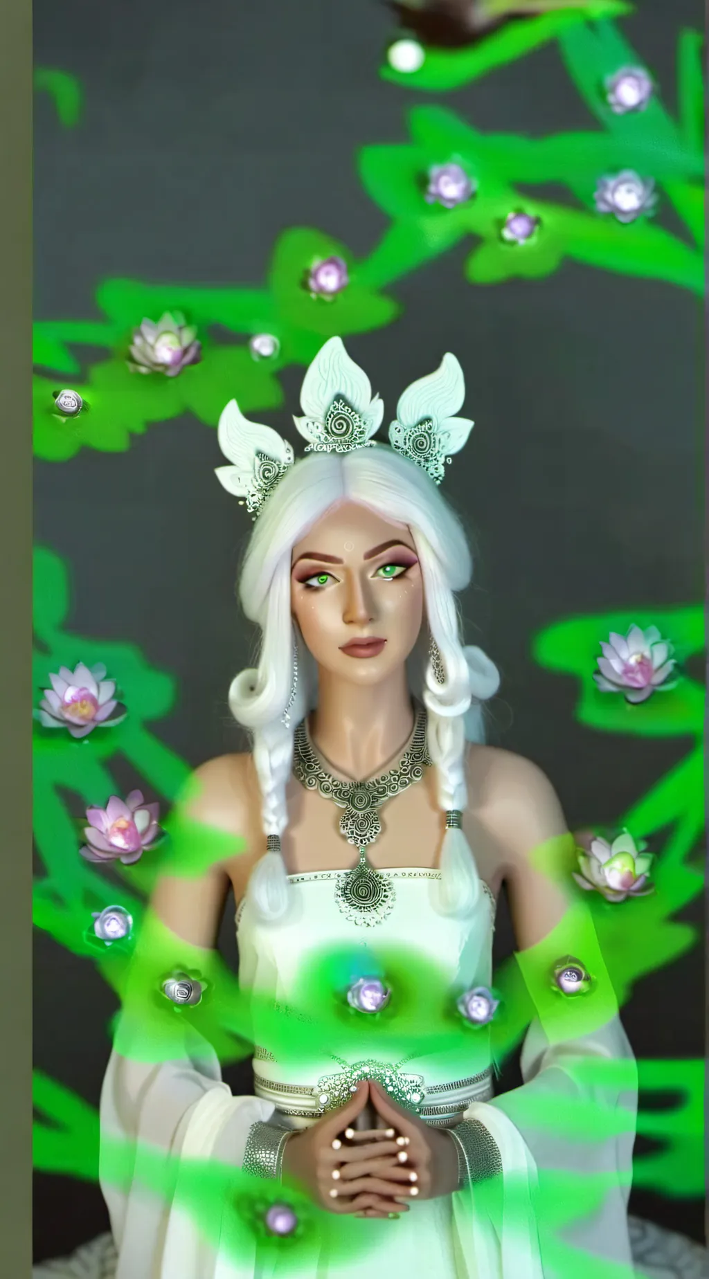 ai character: Silva background