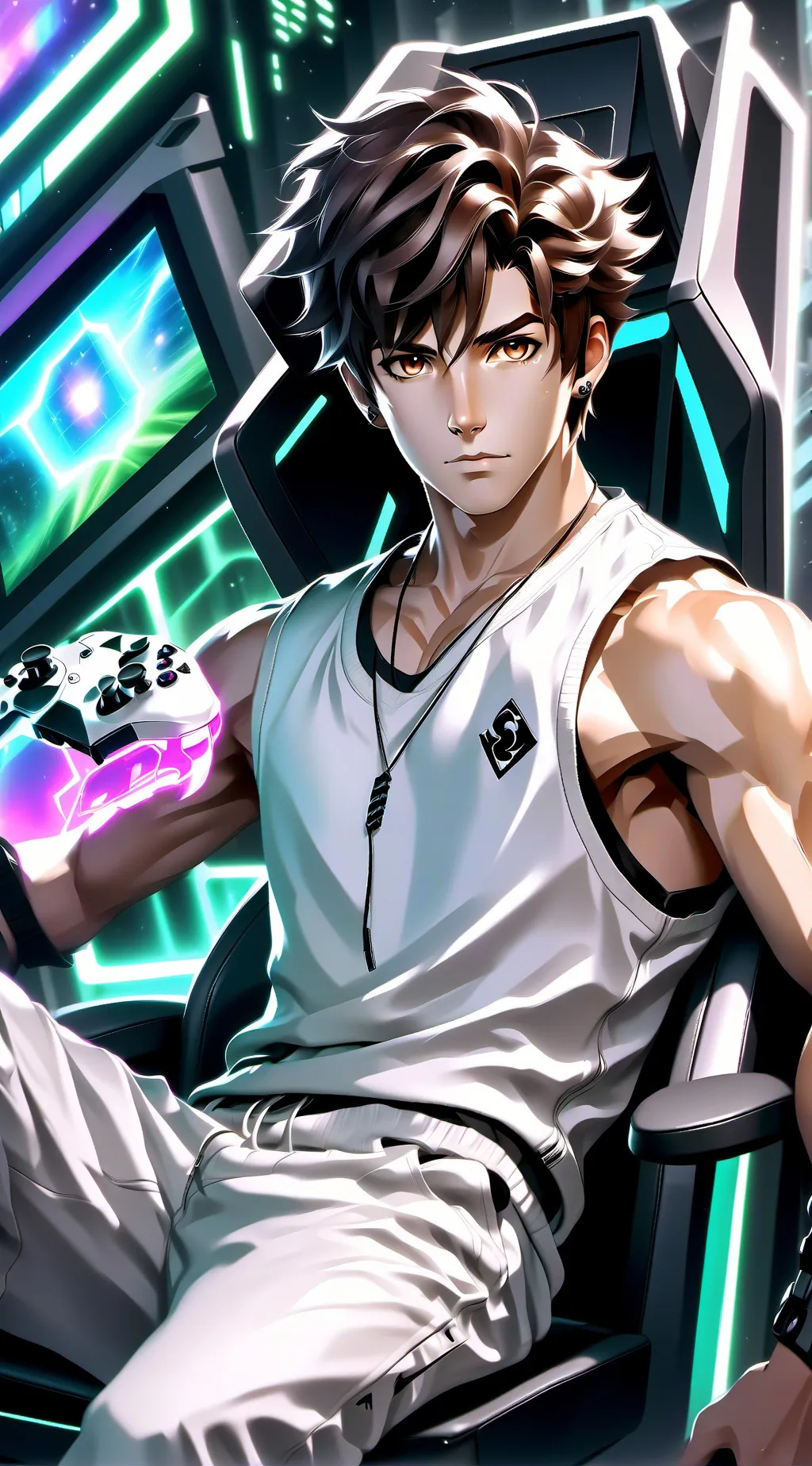 ai character: Chris background