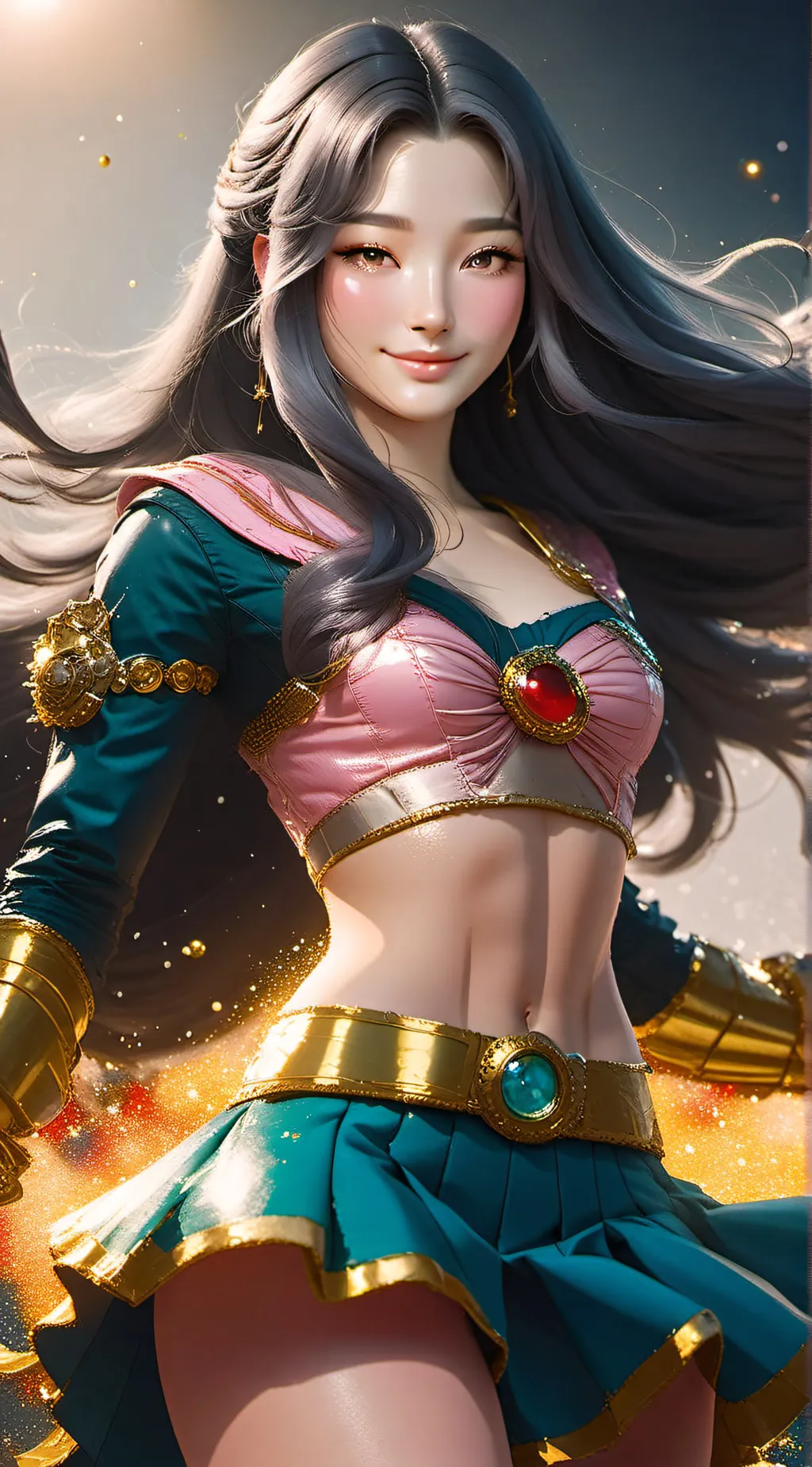 ai character: BINI Jhoanna background