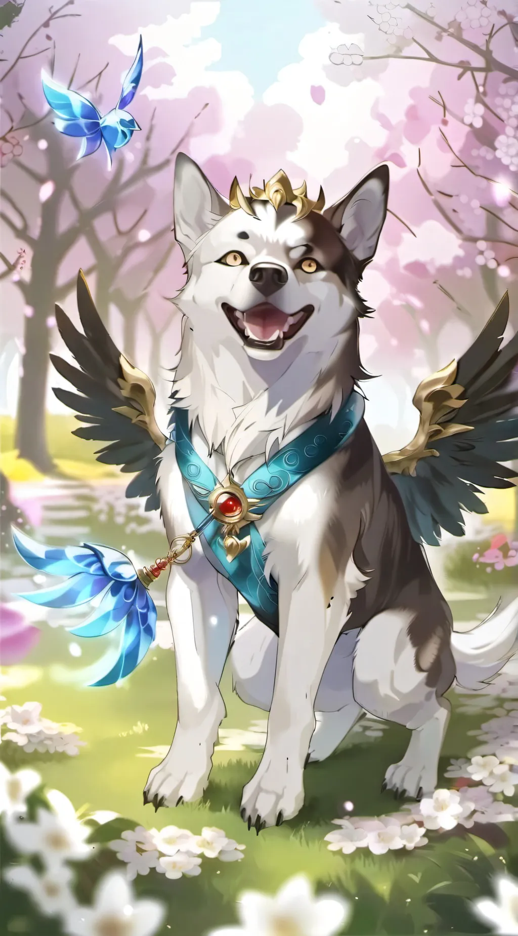 ai character: Aida. background